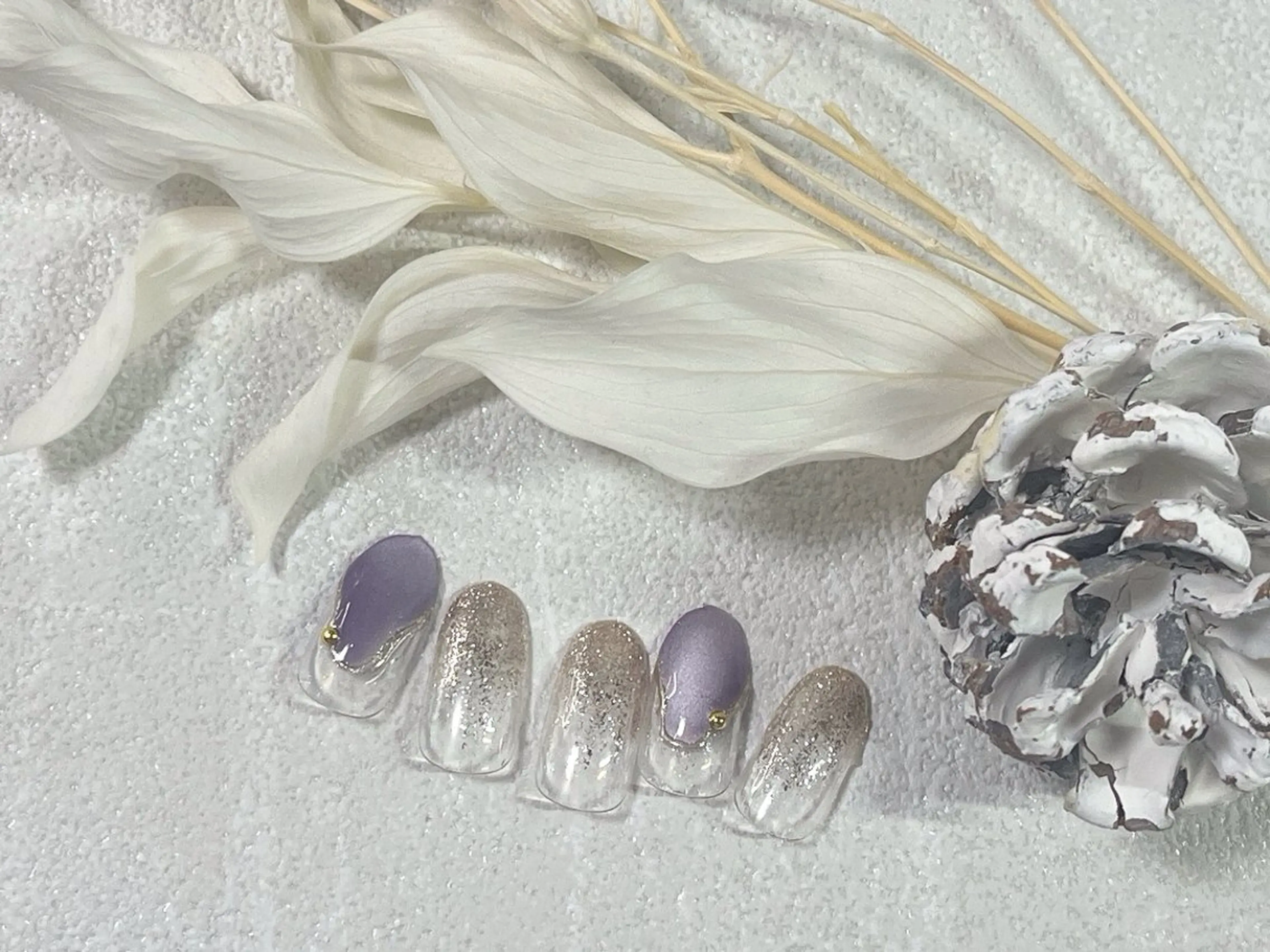 ネイル オーロラネイル フットネイル フレンチネイル ジェルネイル マグネットネイル ハンドネイル kiki nail &brow二子玉川の眉毛・アイブロウイメージ