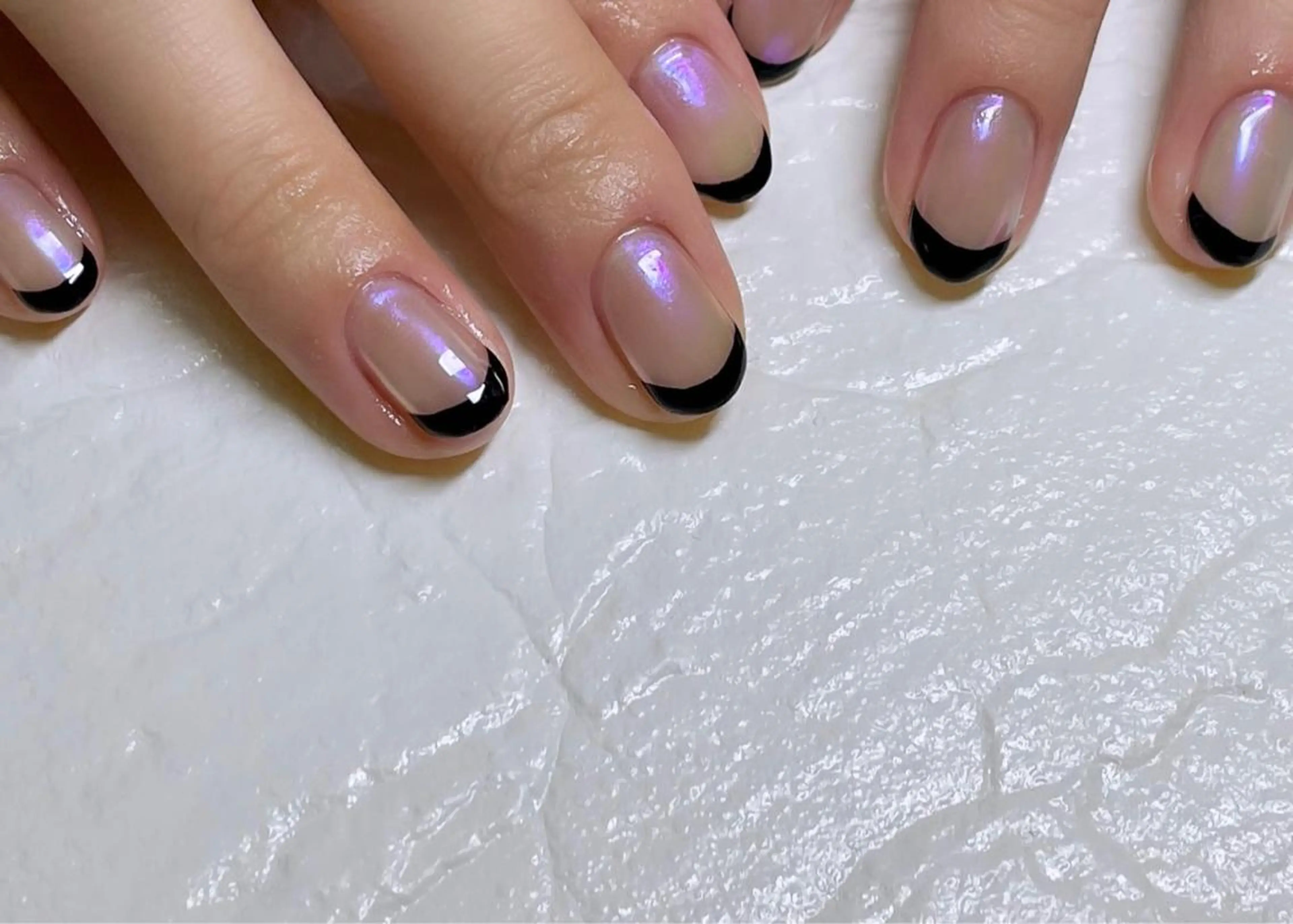 ネイル クリアネイル フレンチネイル ニュアンスネイル Ruxx nailのネイルデザイン