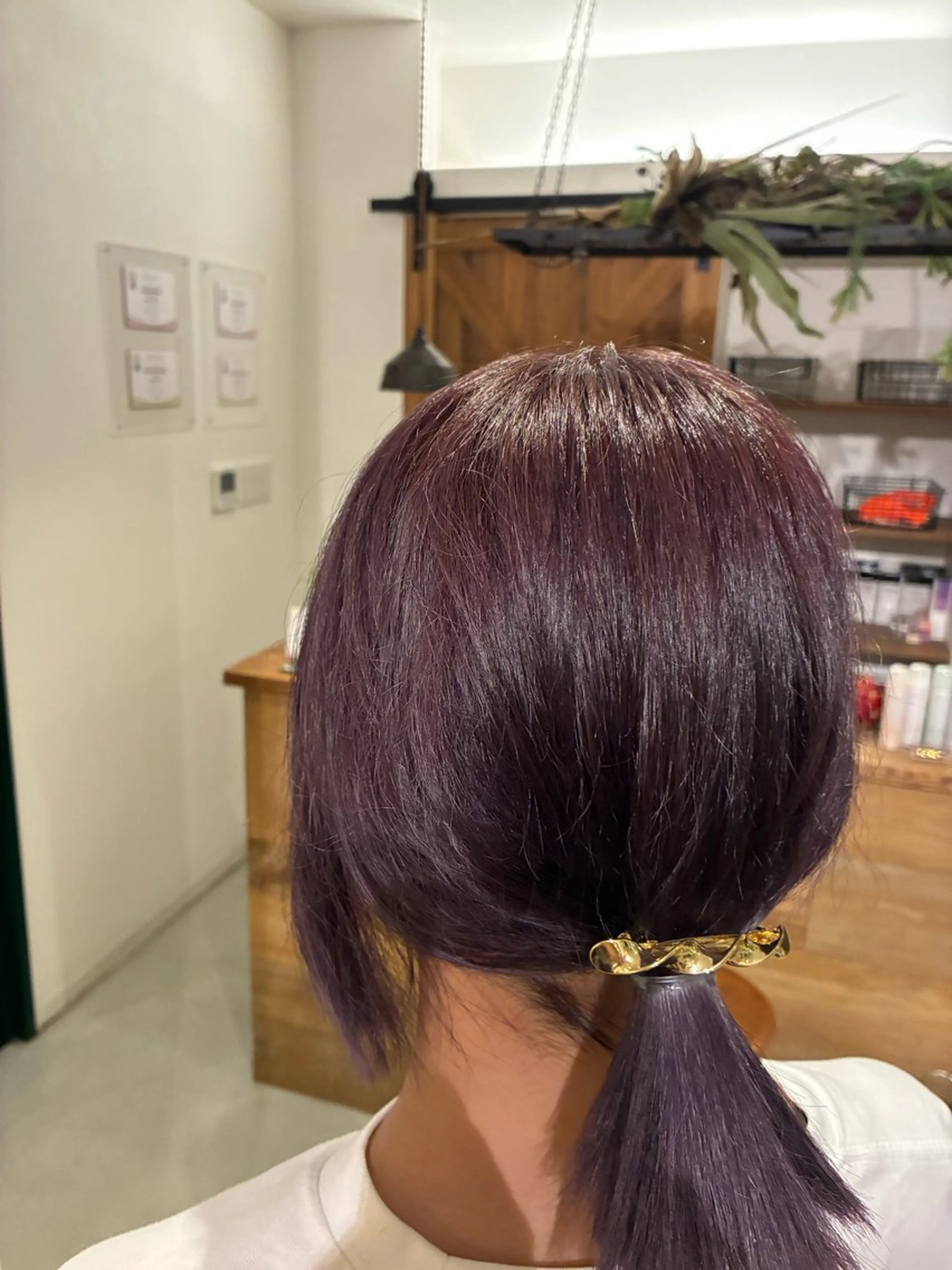 ミディアム カラー 清水 美香のヘアスタイル