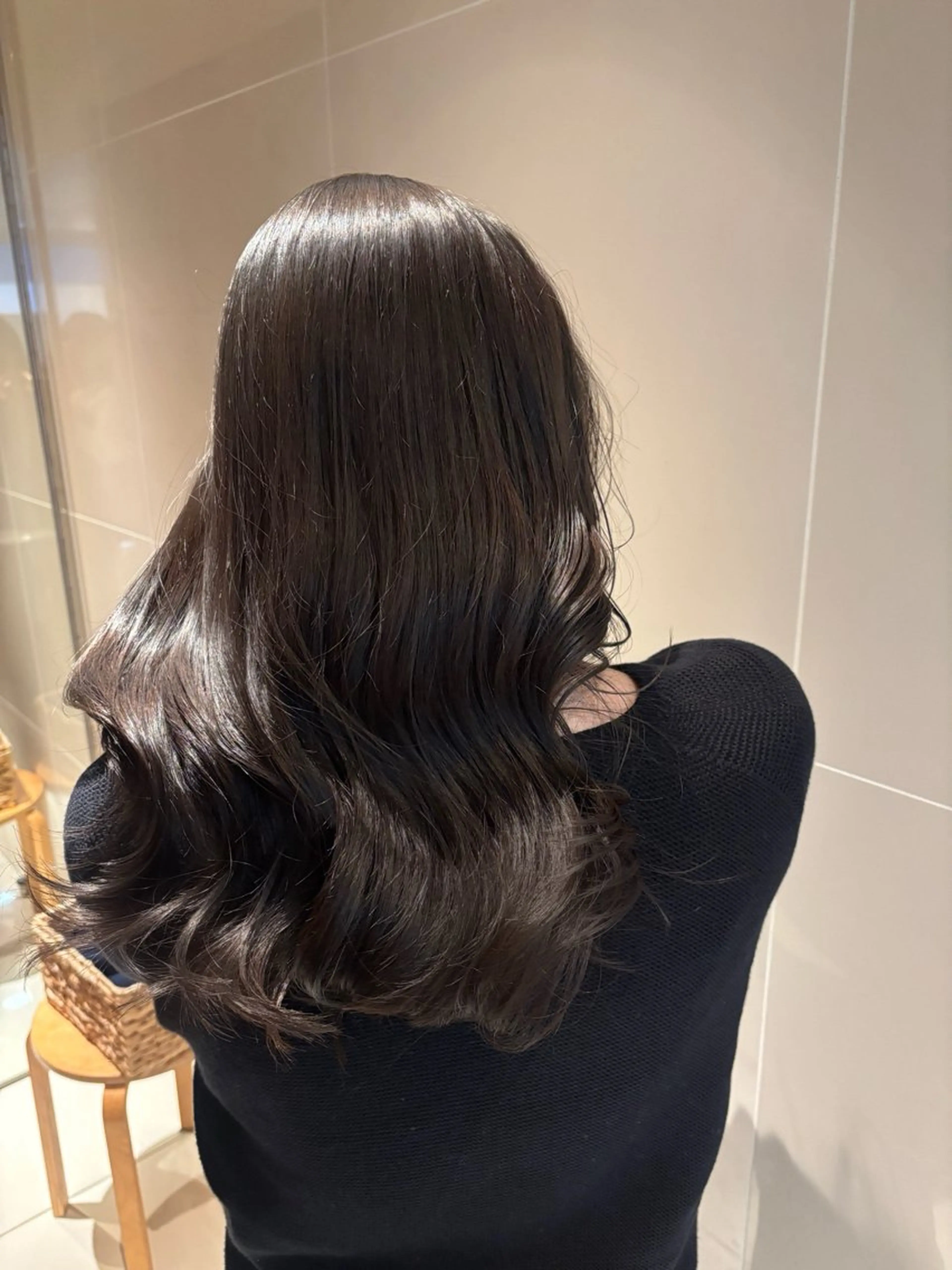 カラー 韓国風パーマ/ オリーブ🇰🇷あゆのヘアスタイル