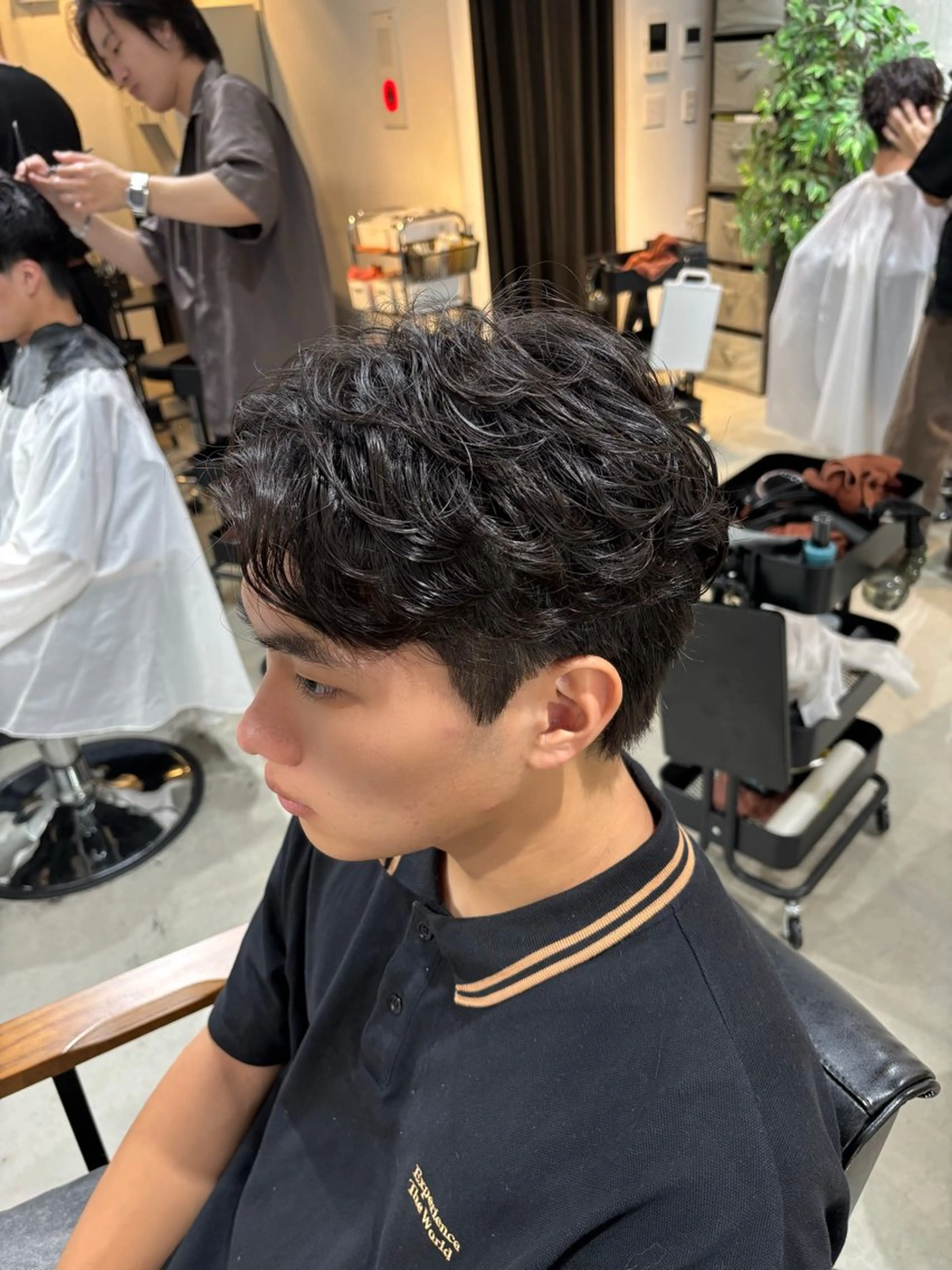 パーマ メンズ メンズパーマ ニュアンスパーマ 韓国ヘア 高森蓮のヘアスタイル