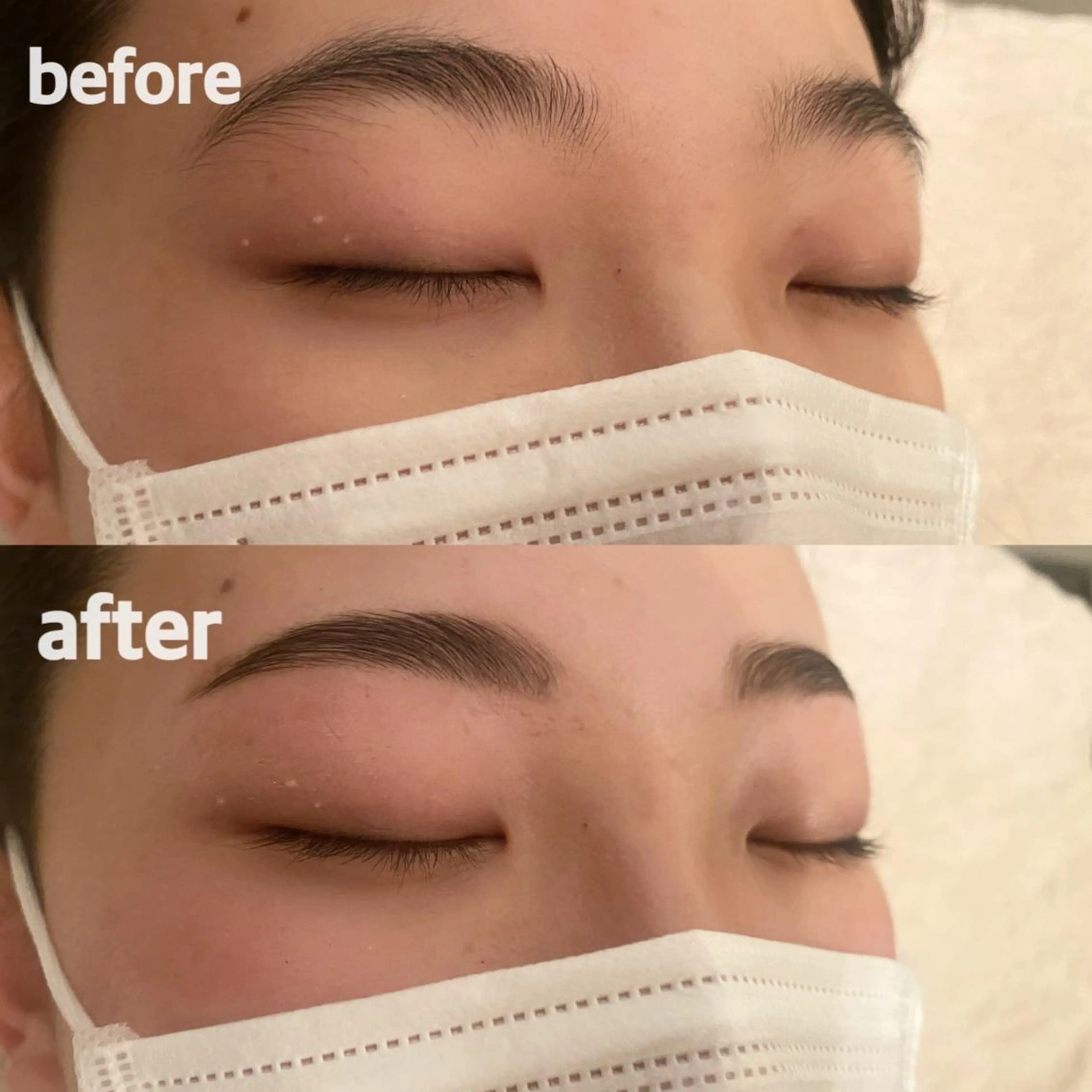 アイブロウ ハリウッドブロウリフト 眉毛ワックス脱毛 鈴木 愛花の眉毛・アイブロウイメージ