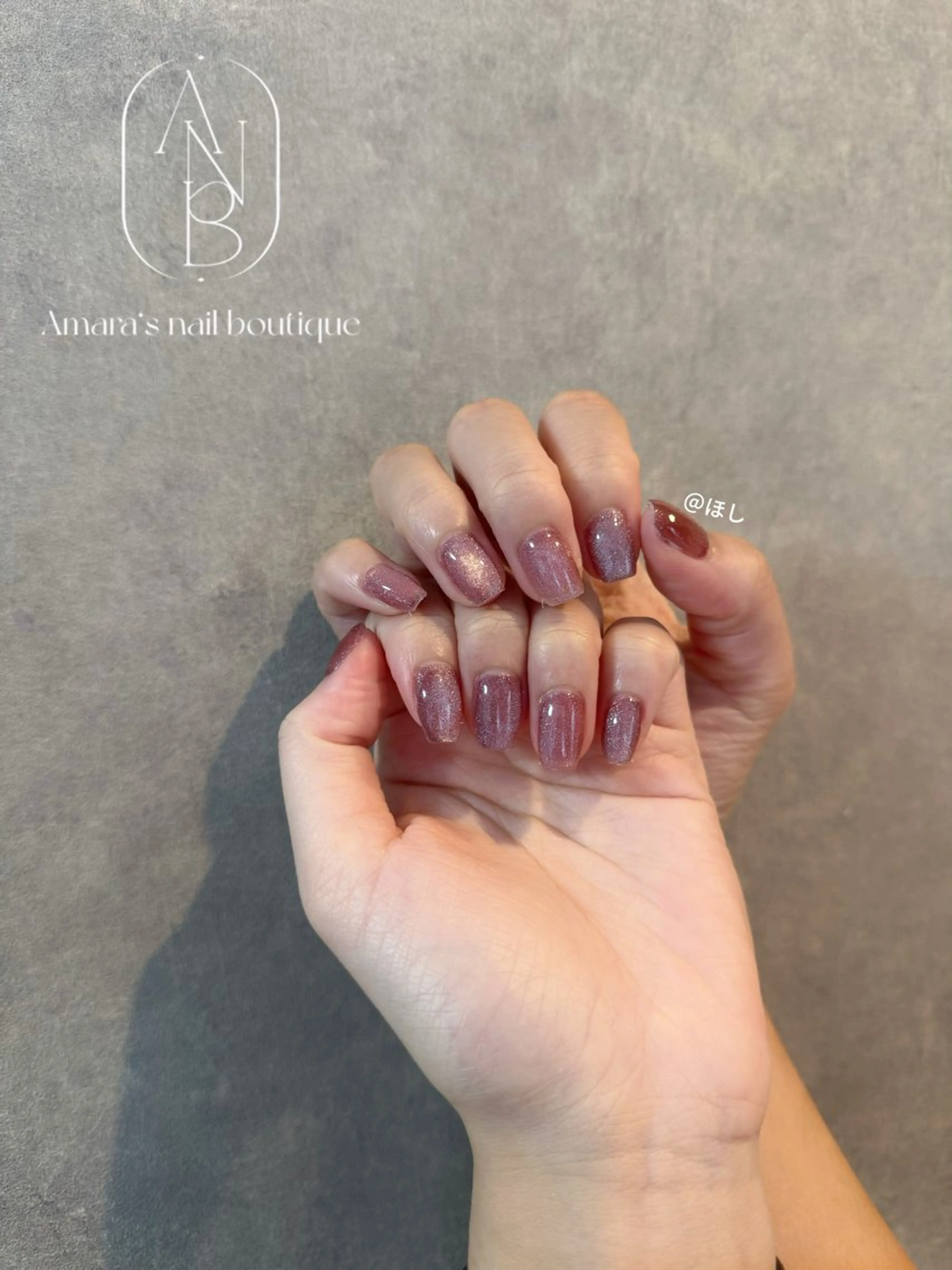 ネイル マグネットネイル ピンク ほ しのネイルデザイン