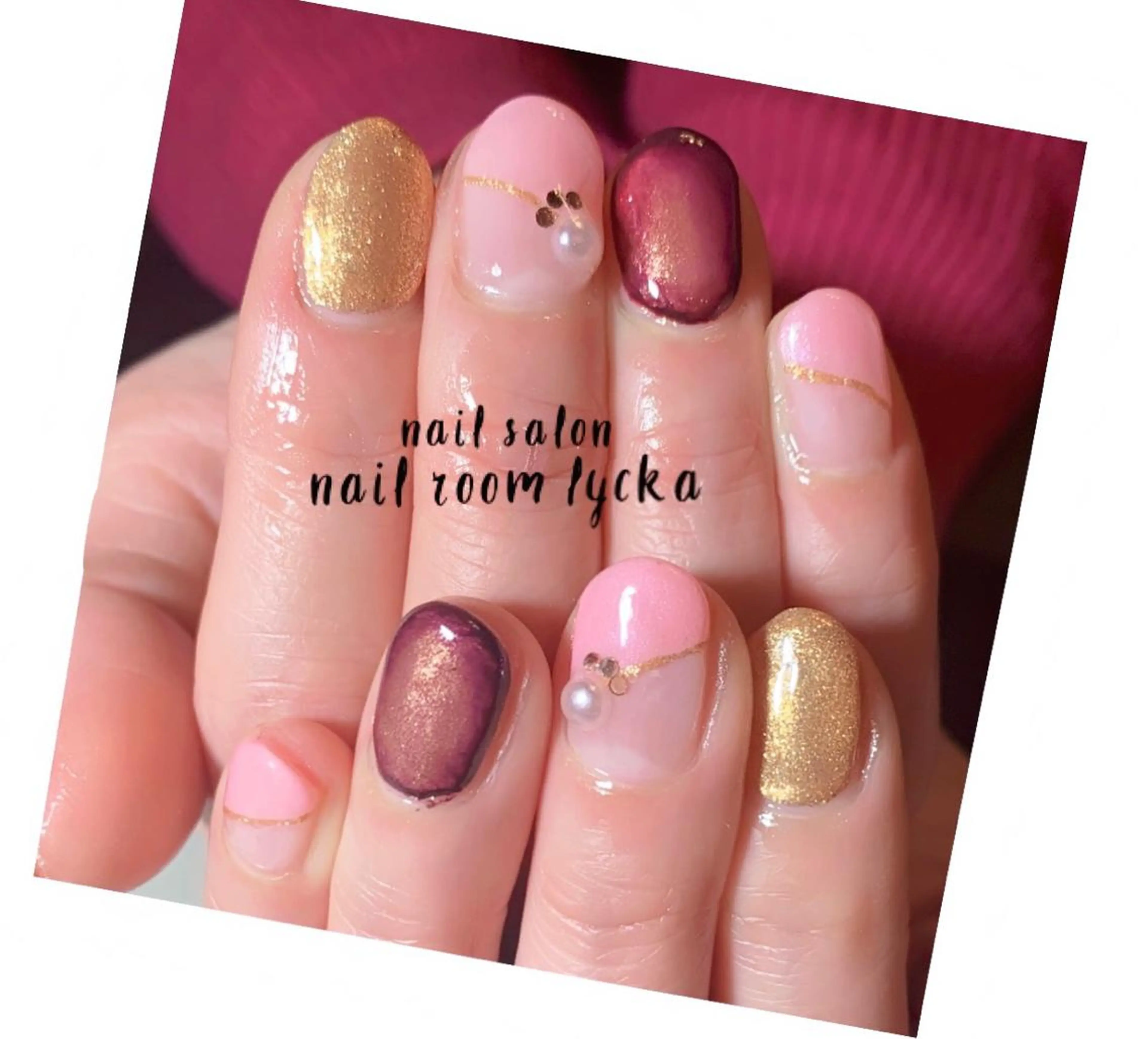 ネイル ﾈｲﾙﾙｰﾑﾘｯｶ 𝐦𝐚𝐲𝐮のネイルデザイン