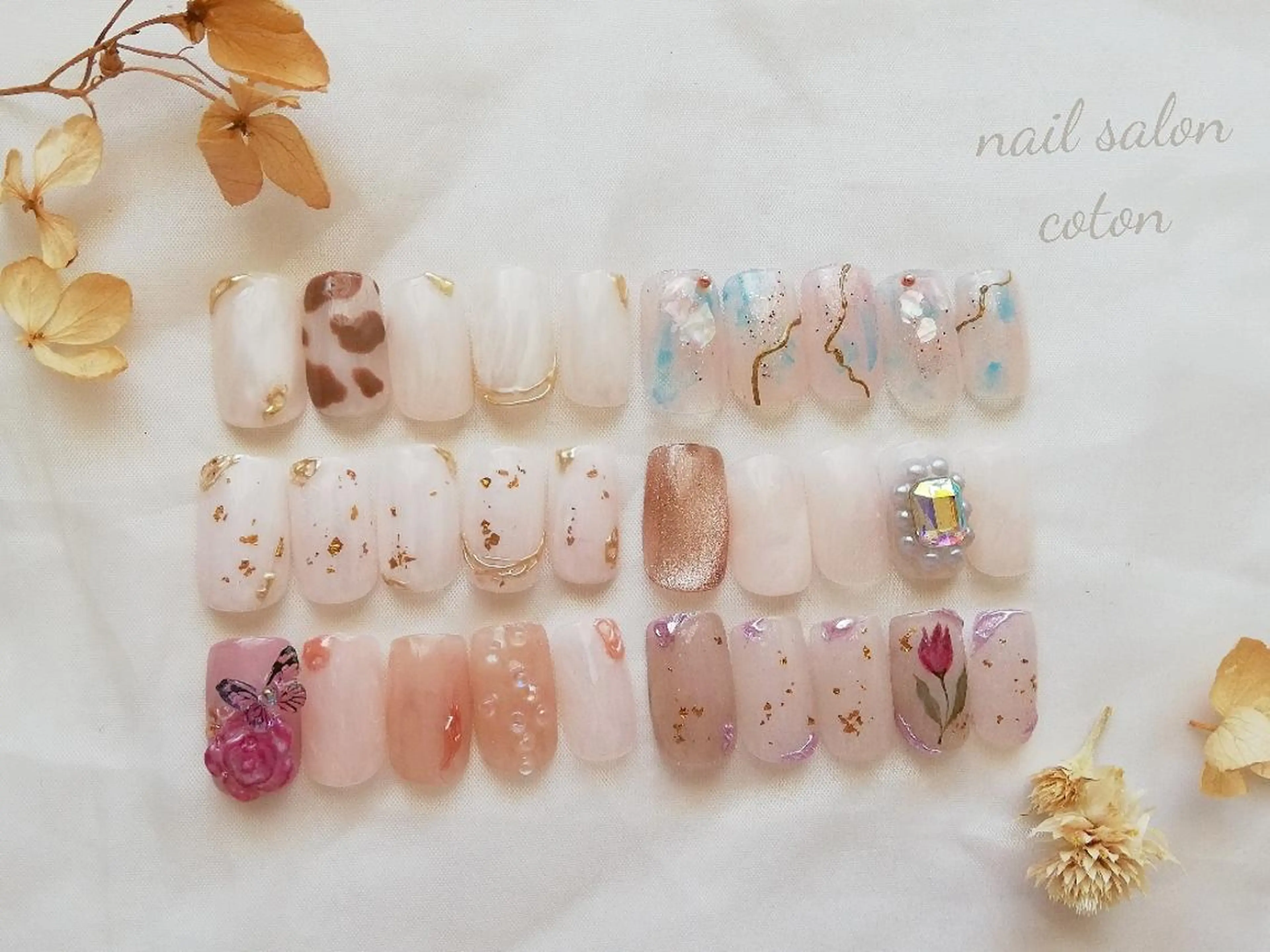 ネイル 🥀ネイルサロン cotonコトン🥀のネイルデザイン