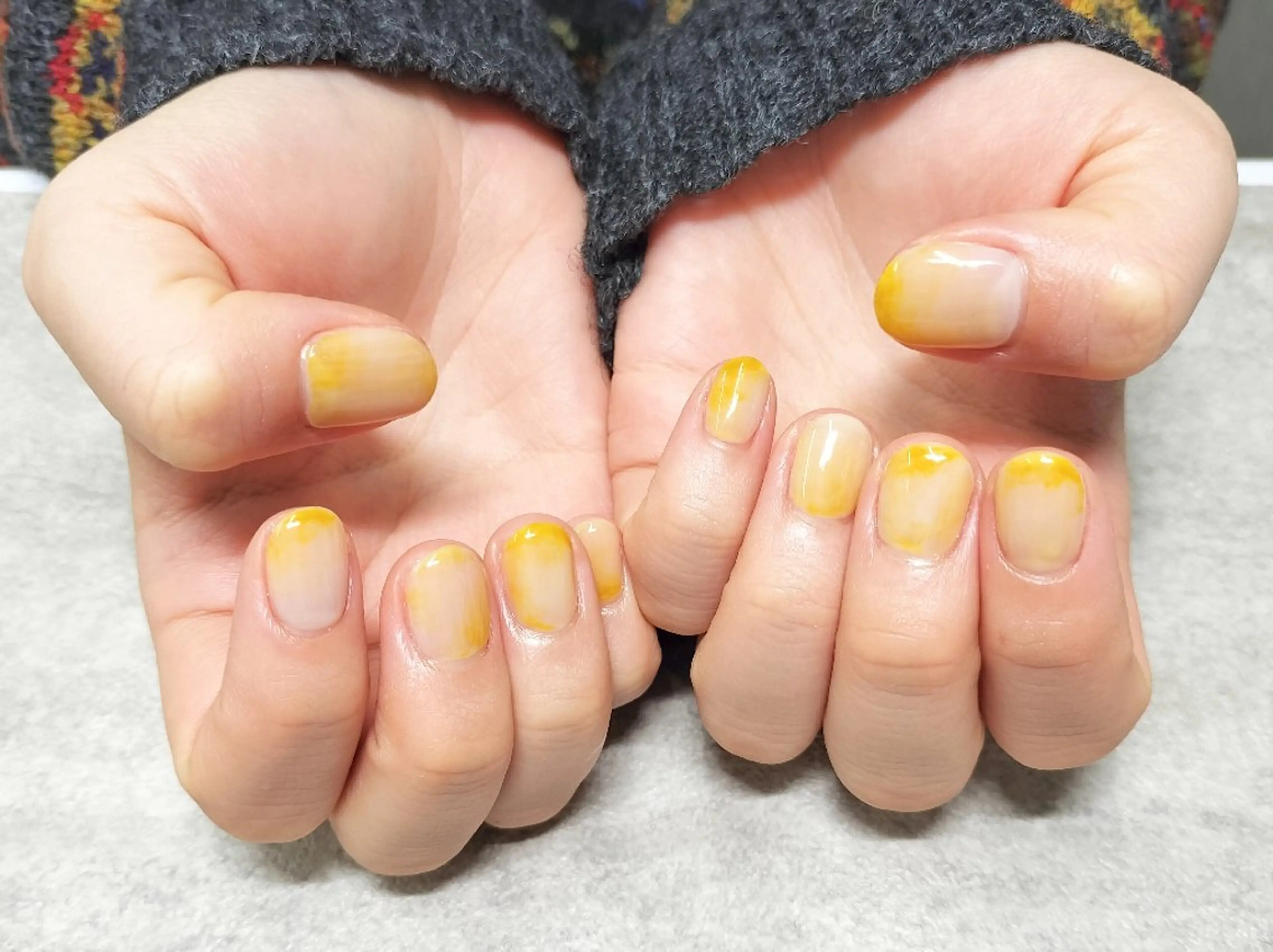 ネイル ニュアンスネイル ハンドネイル She by M. Ryoukaのネイルデザイン