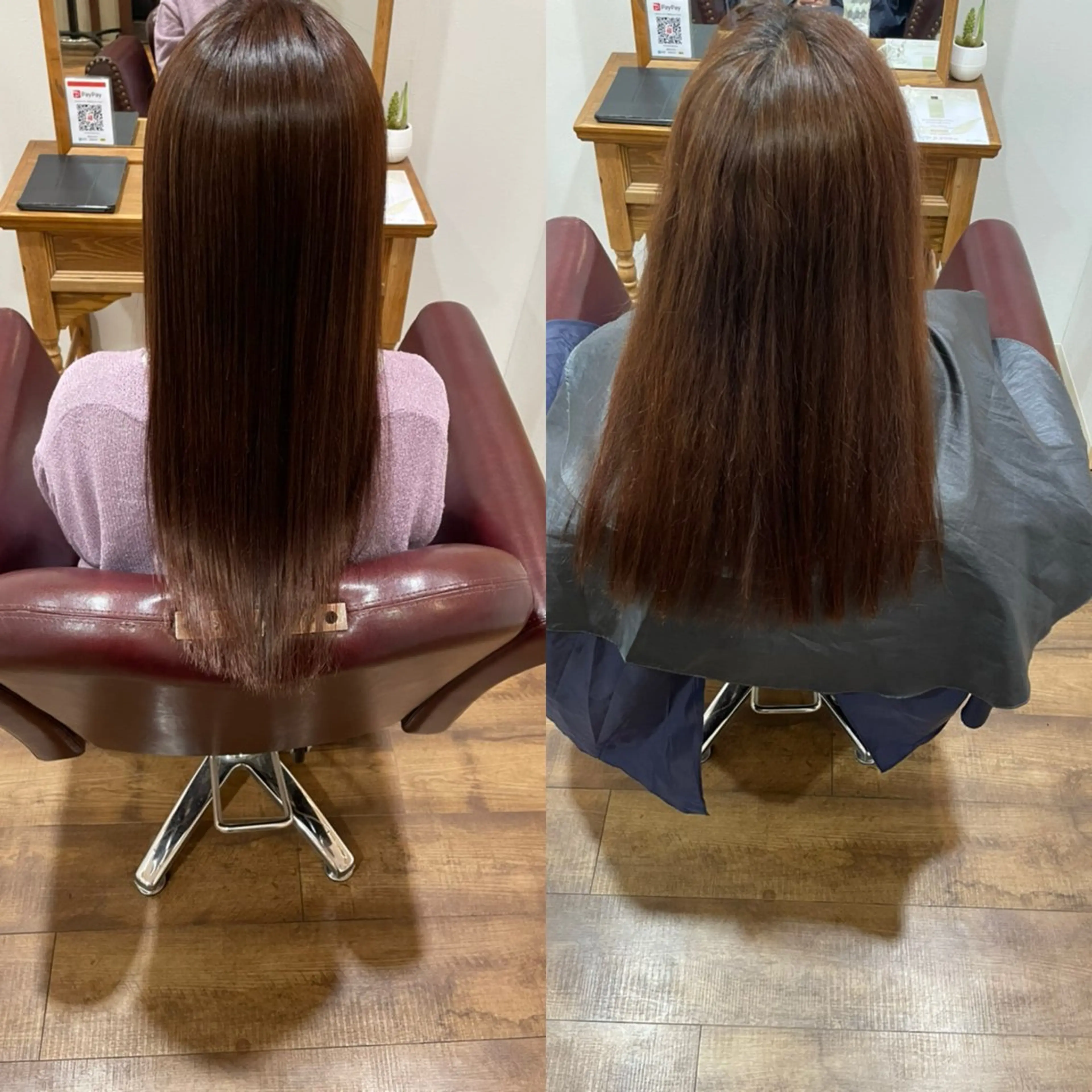 ロング カラー パーマ ストレートパーマ 縮毛矯正 園田 一喜のヘアスタイル