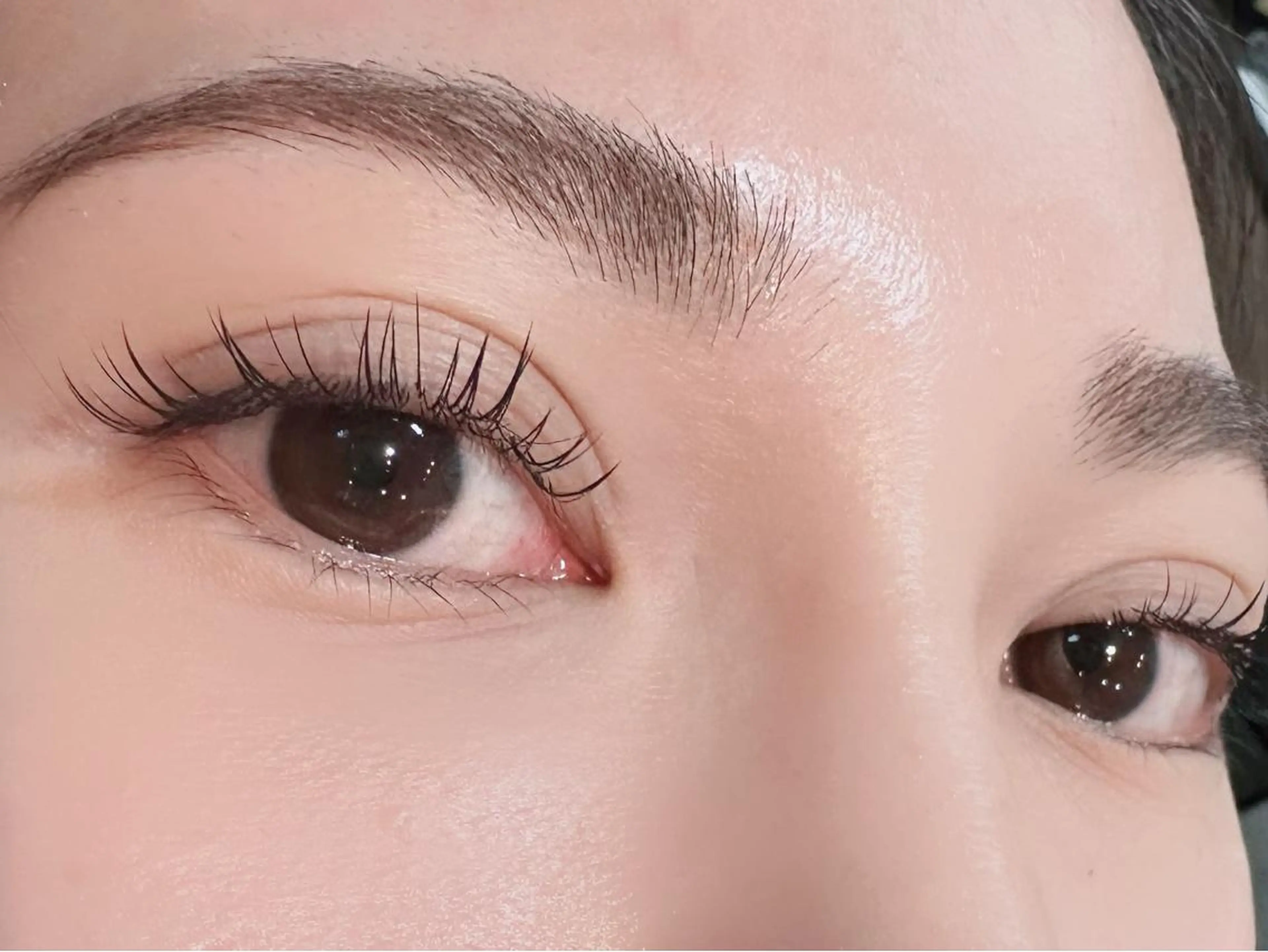 パーマ マツエク・マツパ フラットラッシュ N. Minaのマツエク・マツパデザイン