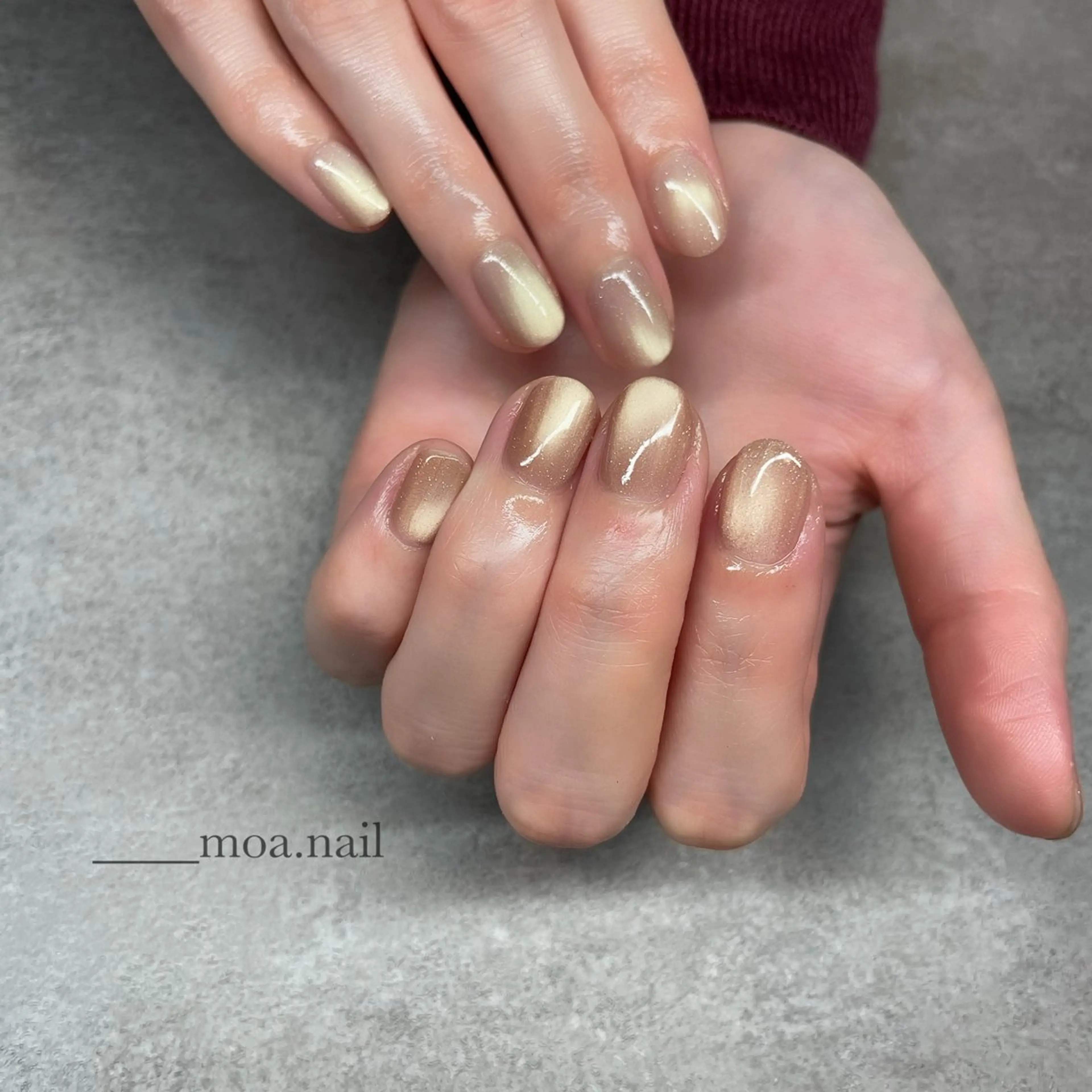 ネイル マグネットネイル moa.nail risaのネイルデザイン