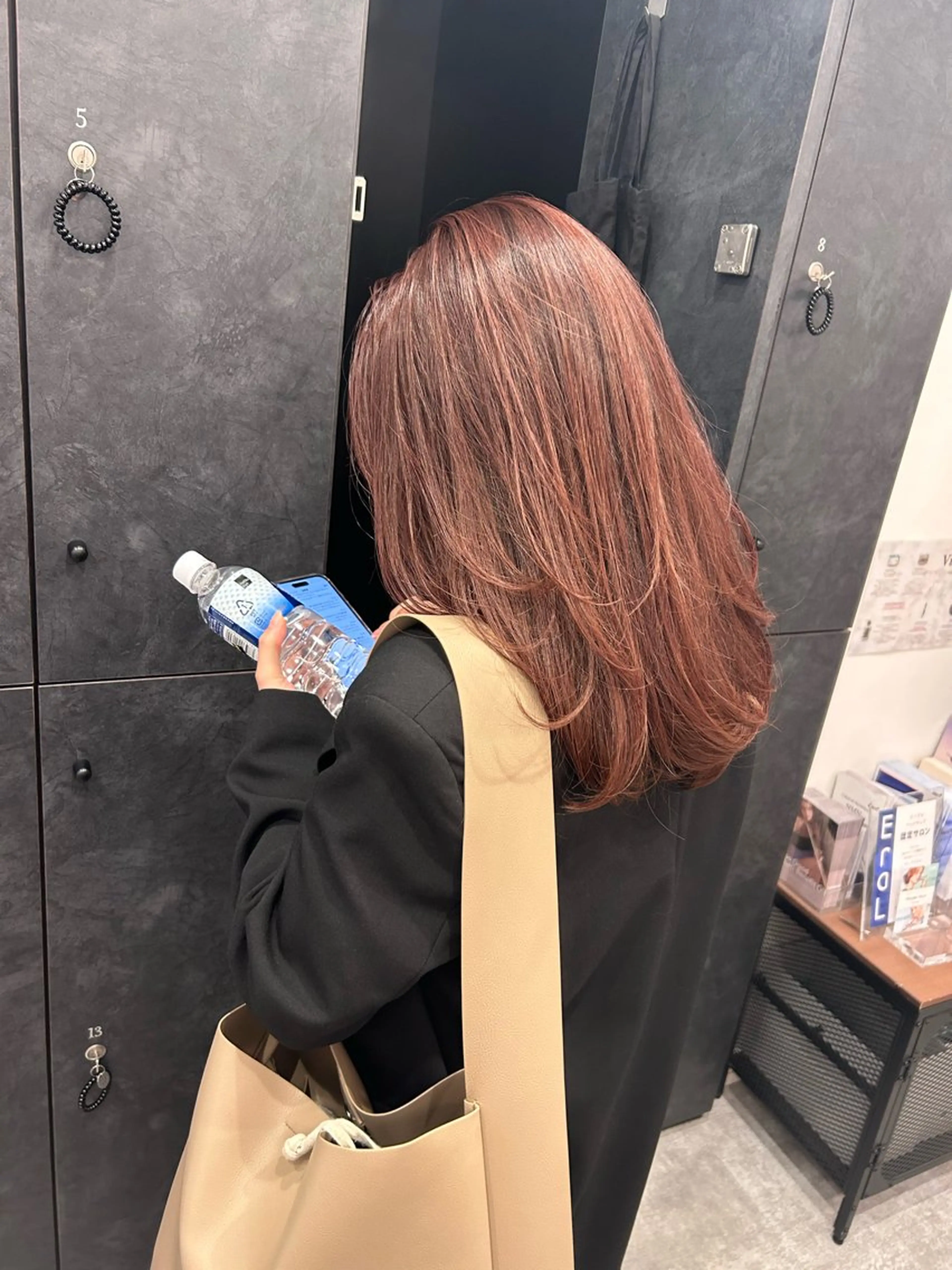 セミロング レイヤーカット カット ヘアカラー 似合わせcut ◎ 倉橋実咲のヘアスタイル