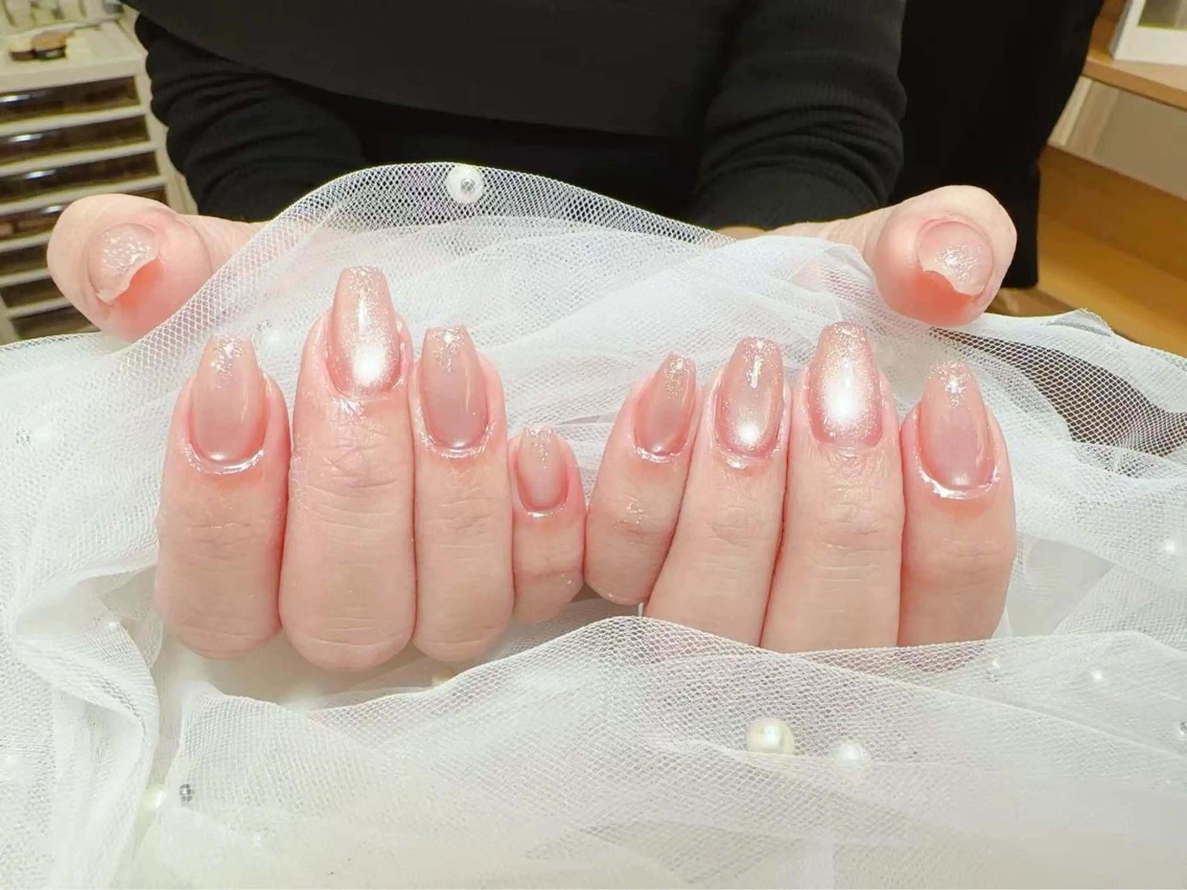 マグネットネイル🧲💅新規オフ無料！2色同料金金の写真