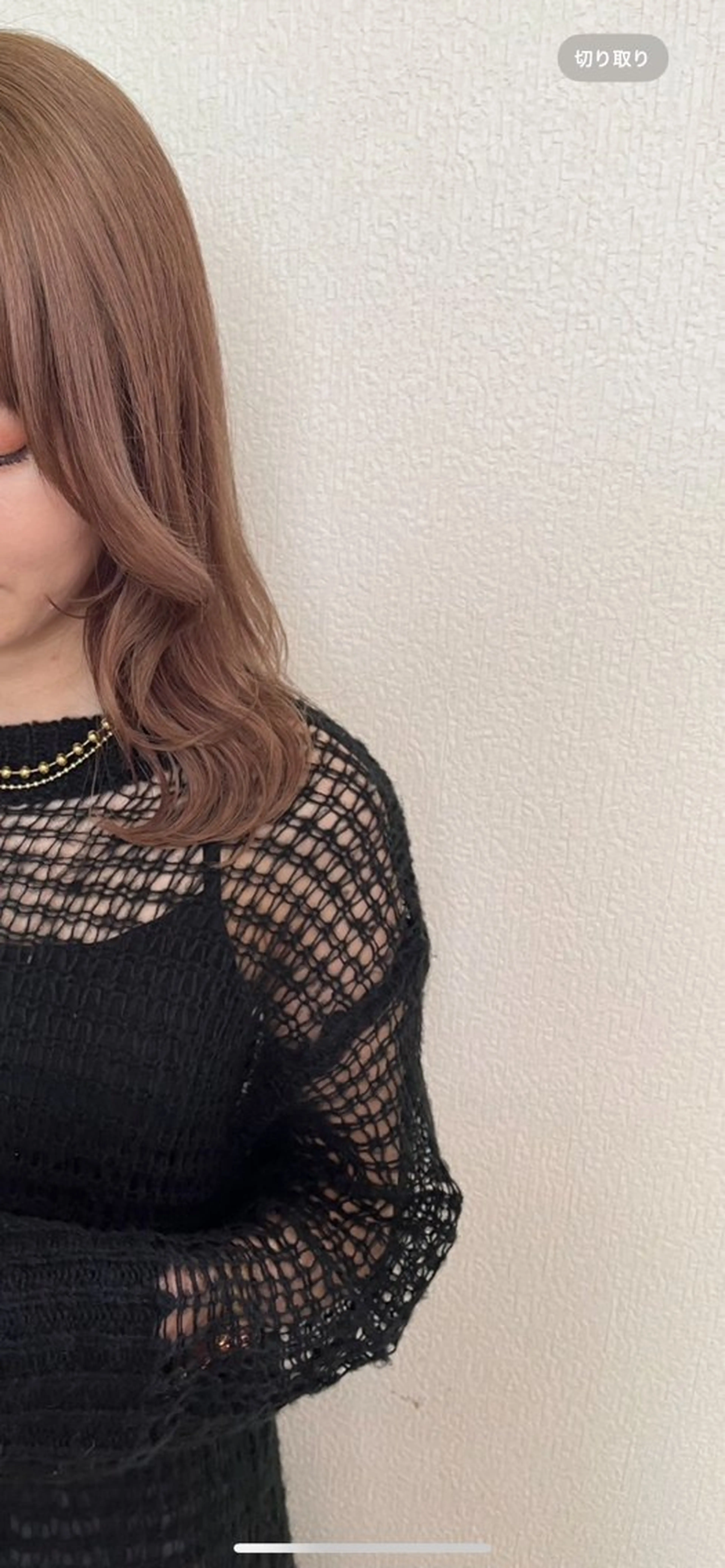 ミディアム 顔周りカット おくれ毛 当日予約◎ボブ/ 透明感カラー/まこのヘアスタイル