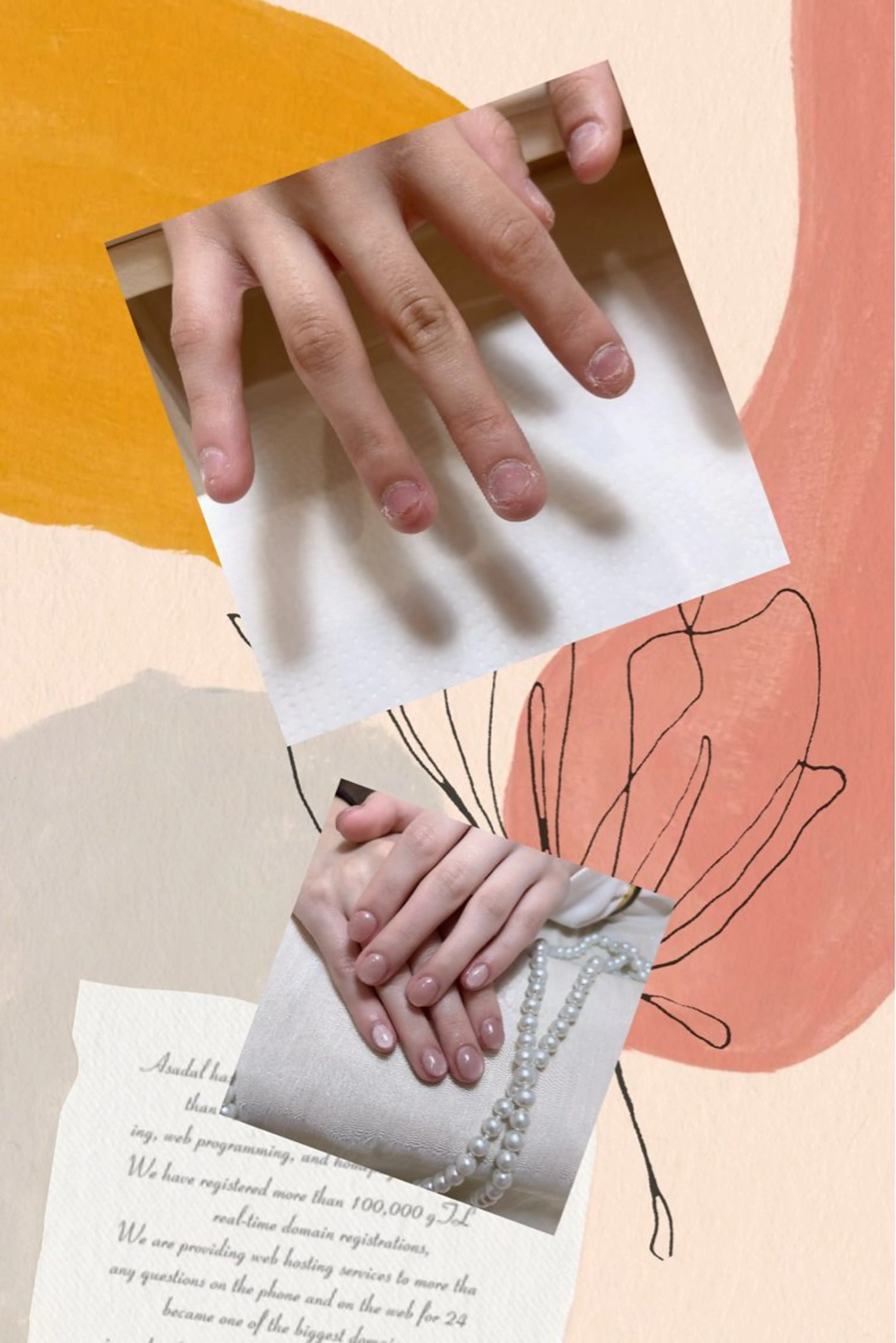 ネイル ハンドネイル MoonNail ユリ🌸のネイルデザイン