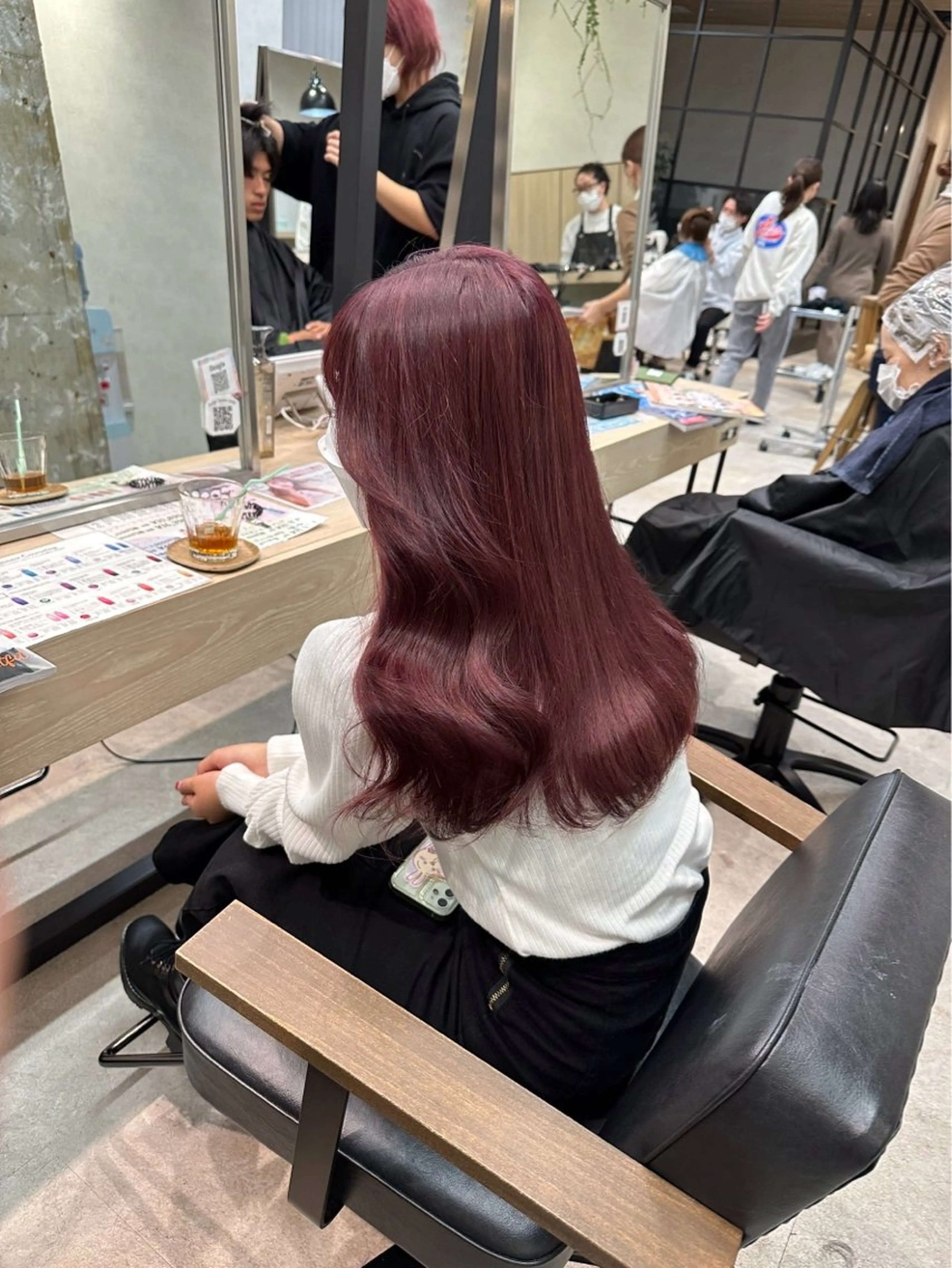 カラー Wカラー┆ブラウン ┆うる艶┆ゆうはのヘアスタイル