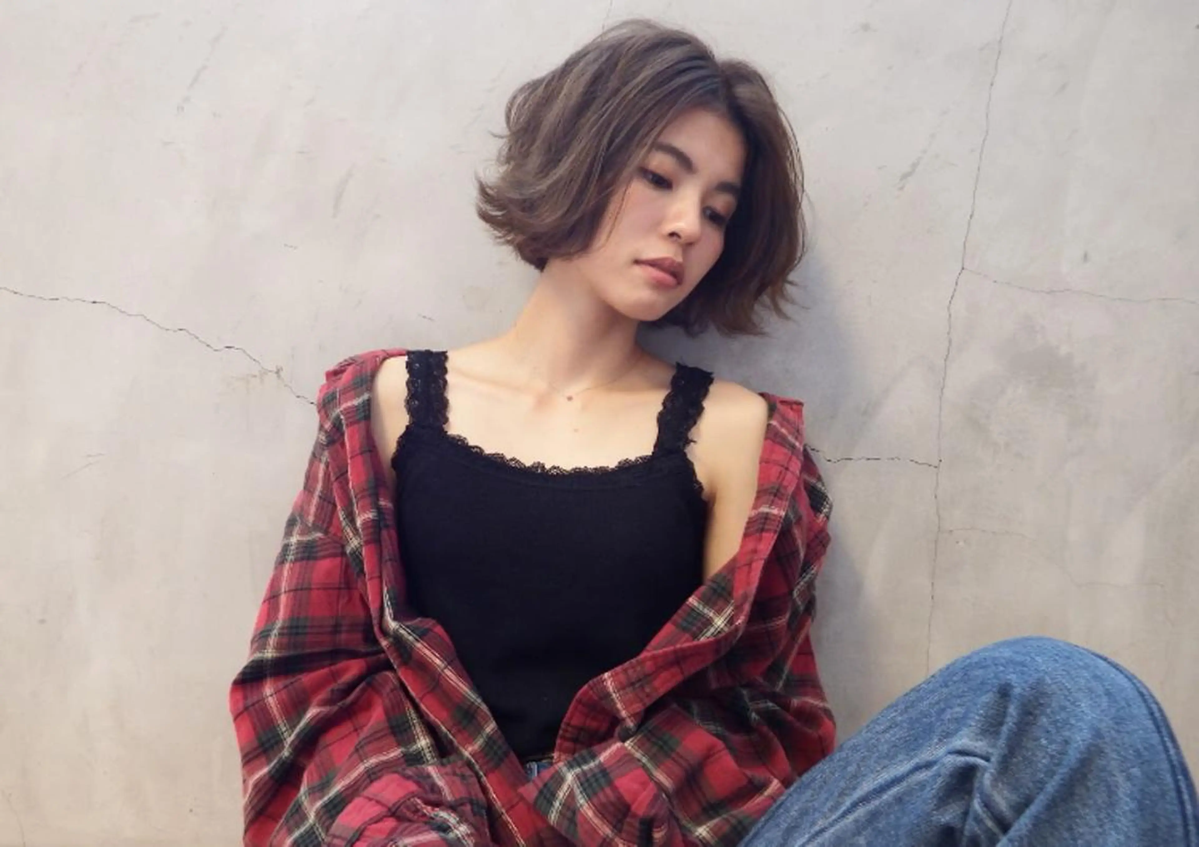 カラー ヘアカラー トリートメント ︎︎🧸 ユリ ︎︎🧸のヘアスタイル