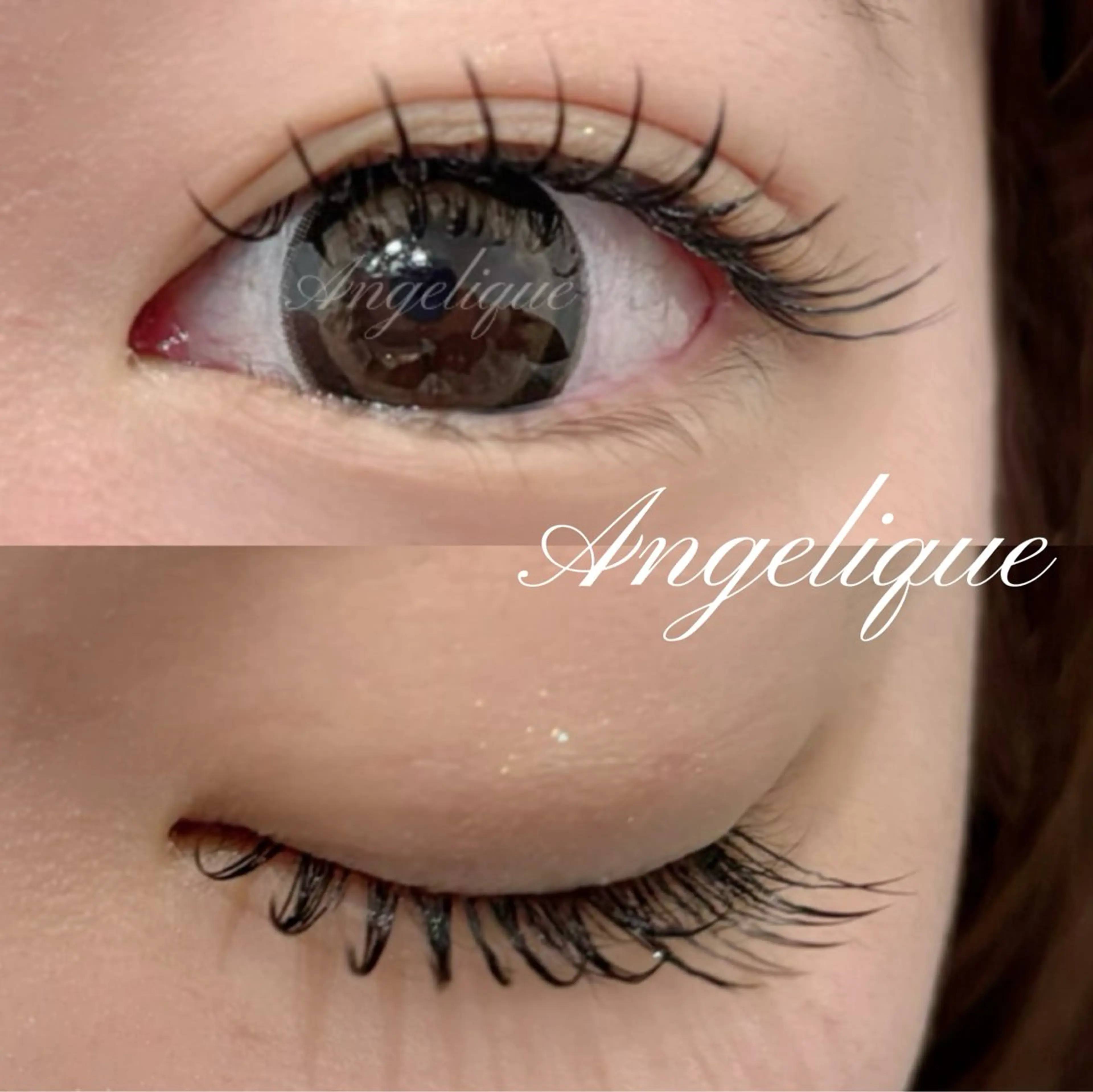 マツエク・マツパ 束感まつ毛 キュート Jカール マツエク 植松 彩夏のマツエク・マツパデザイン