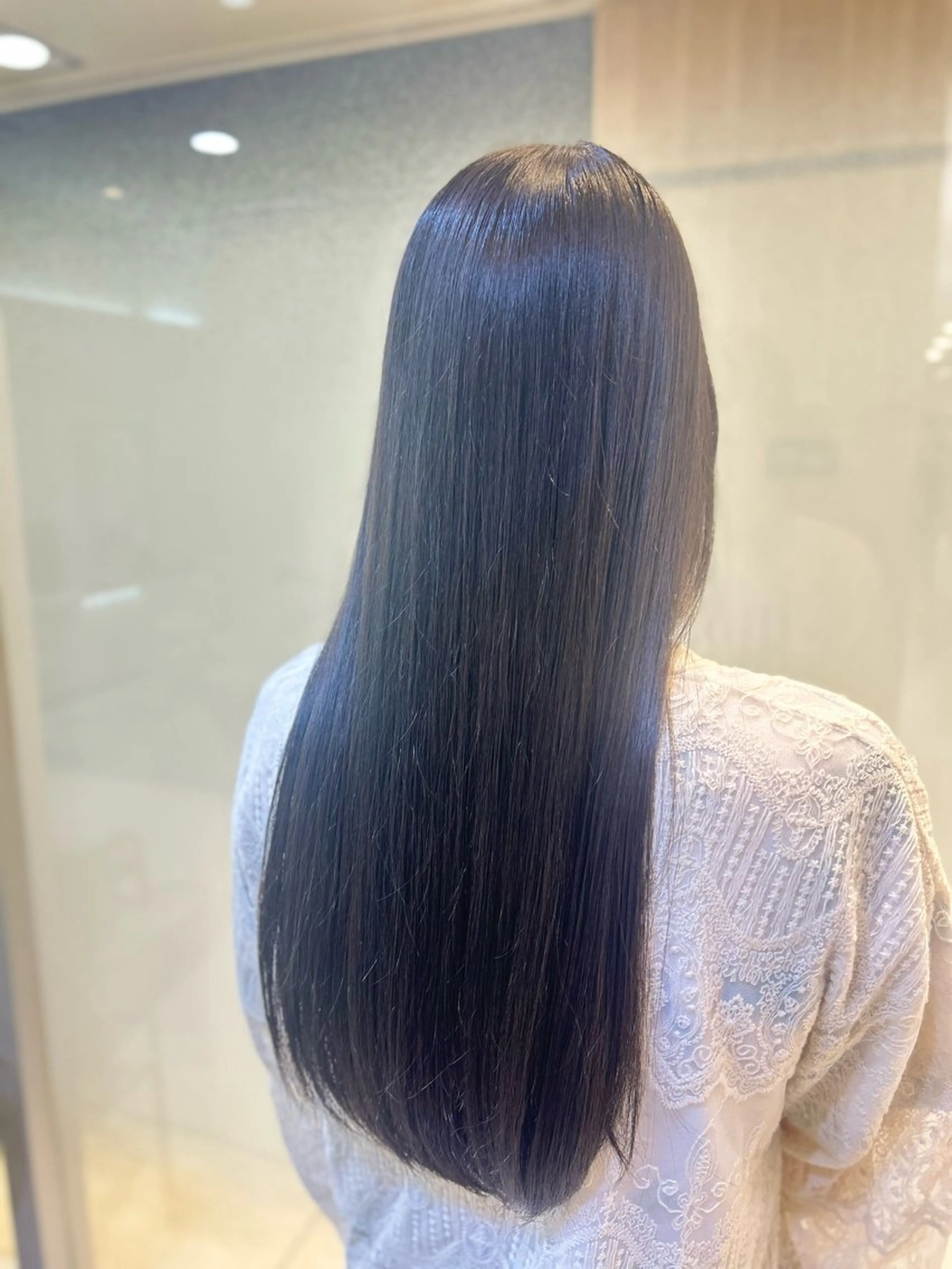 ロング カラー 縮毛矯正/髪質改善/ 艶髪ササキナツミのヘアスタイル