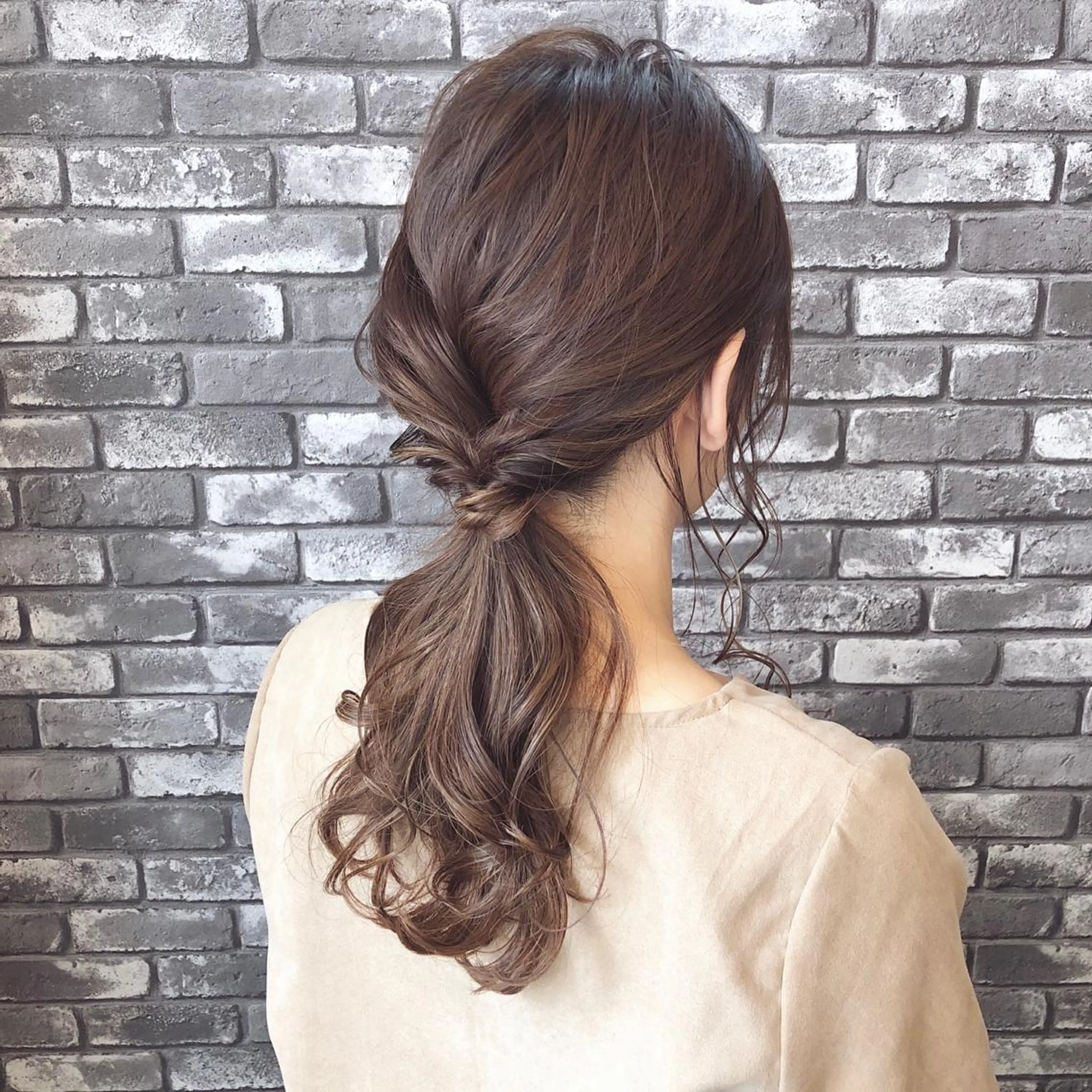 セミロング ヘアアレンジ 髪質改善💍 natsukiのヘアスタイル