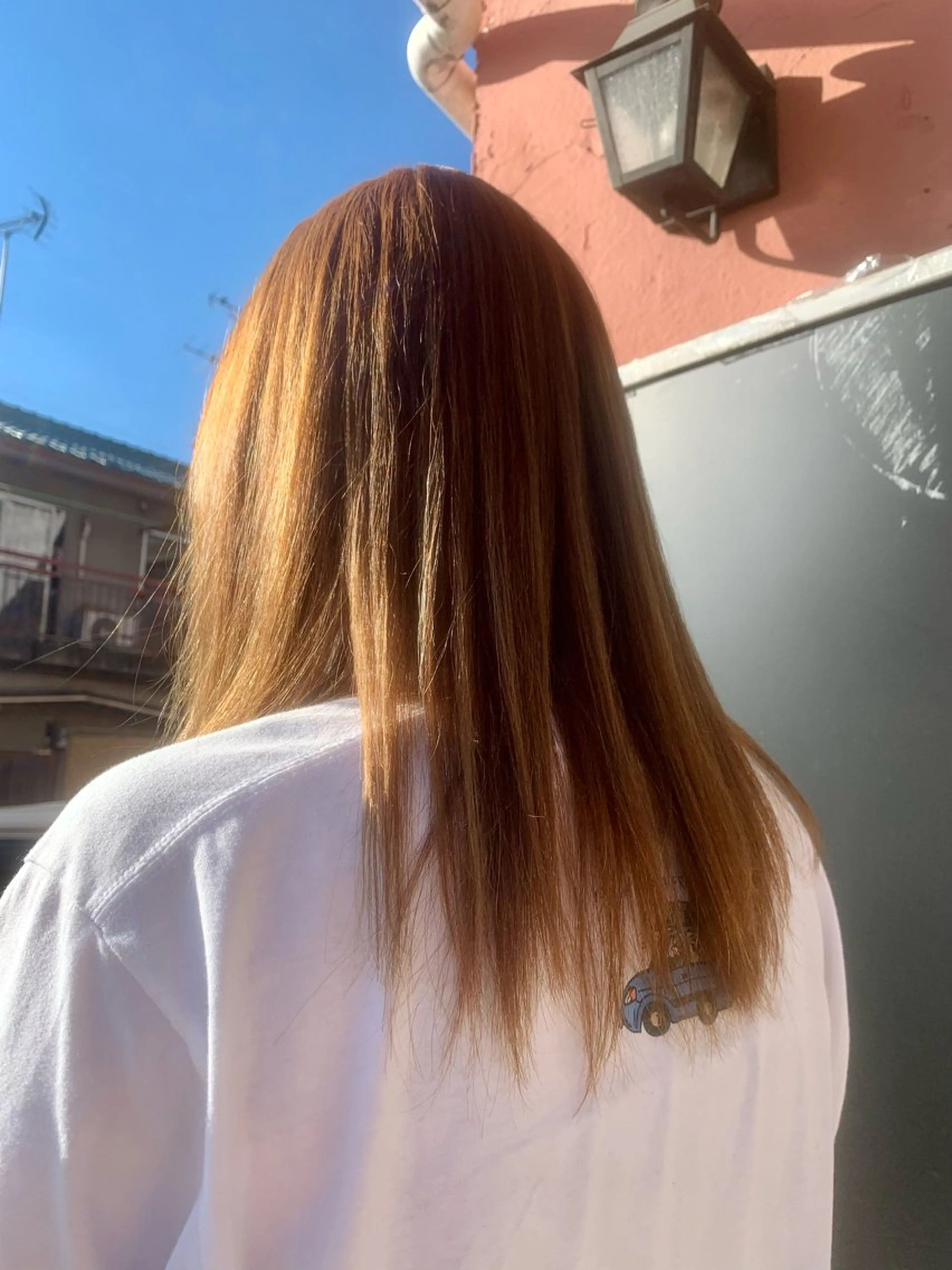 セミロング カラー ブリーチ ハイライトカラー ブリーチなしカラー ハイライト 瀧 葉月のヘアスタイル