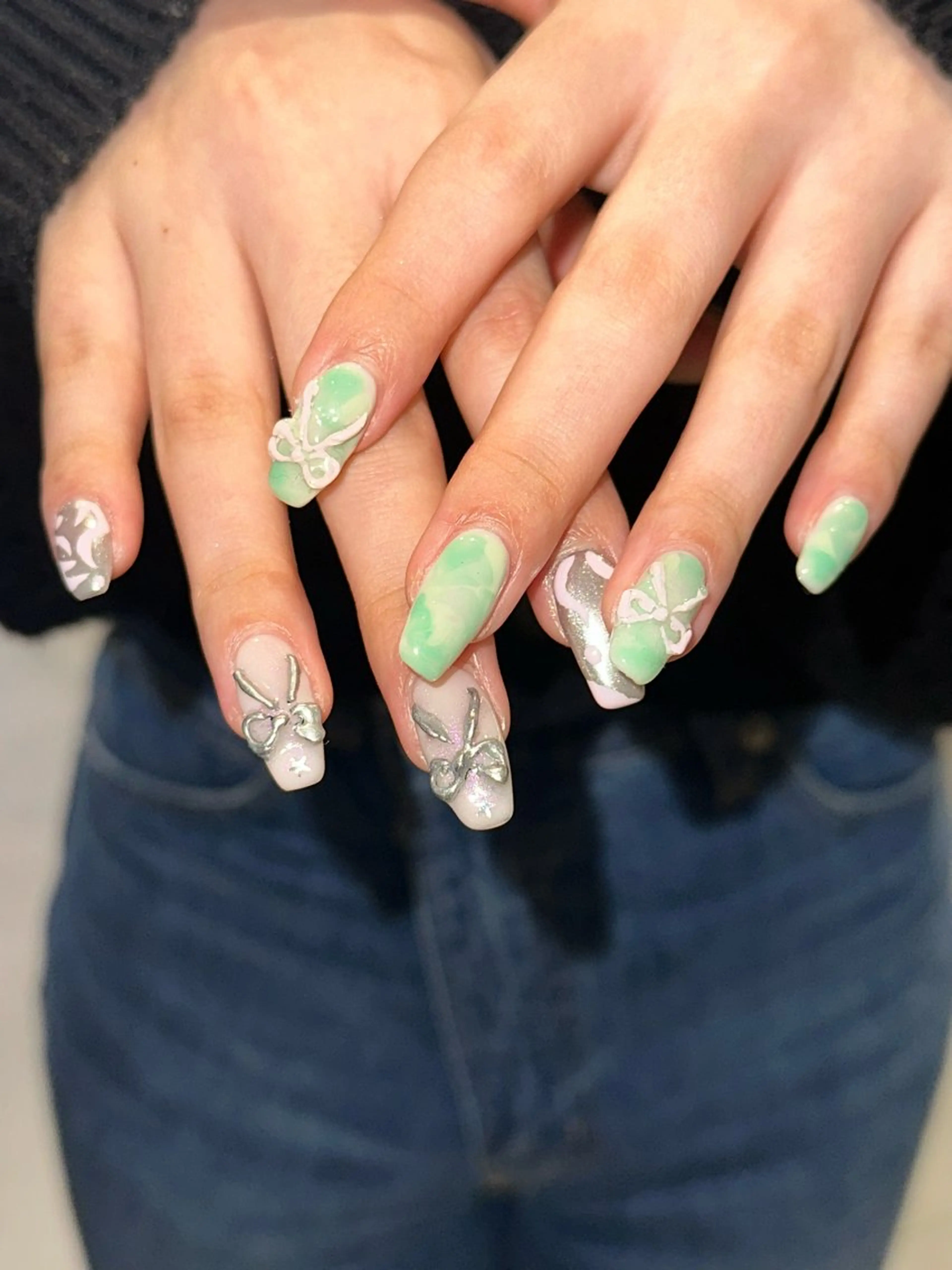 ネイル ハイトーン特化 pepe🎀のヘアスタイル