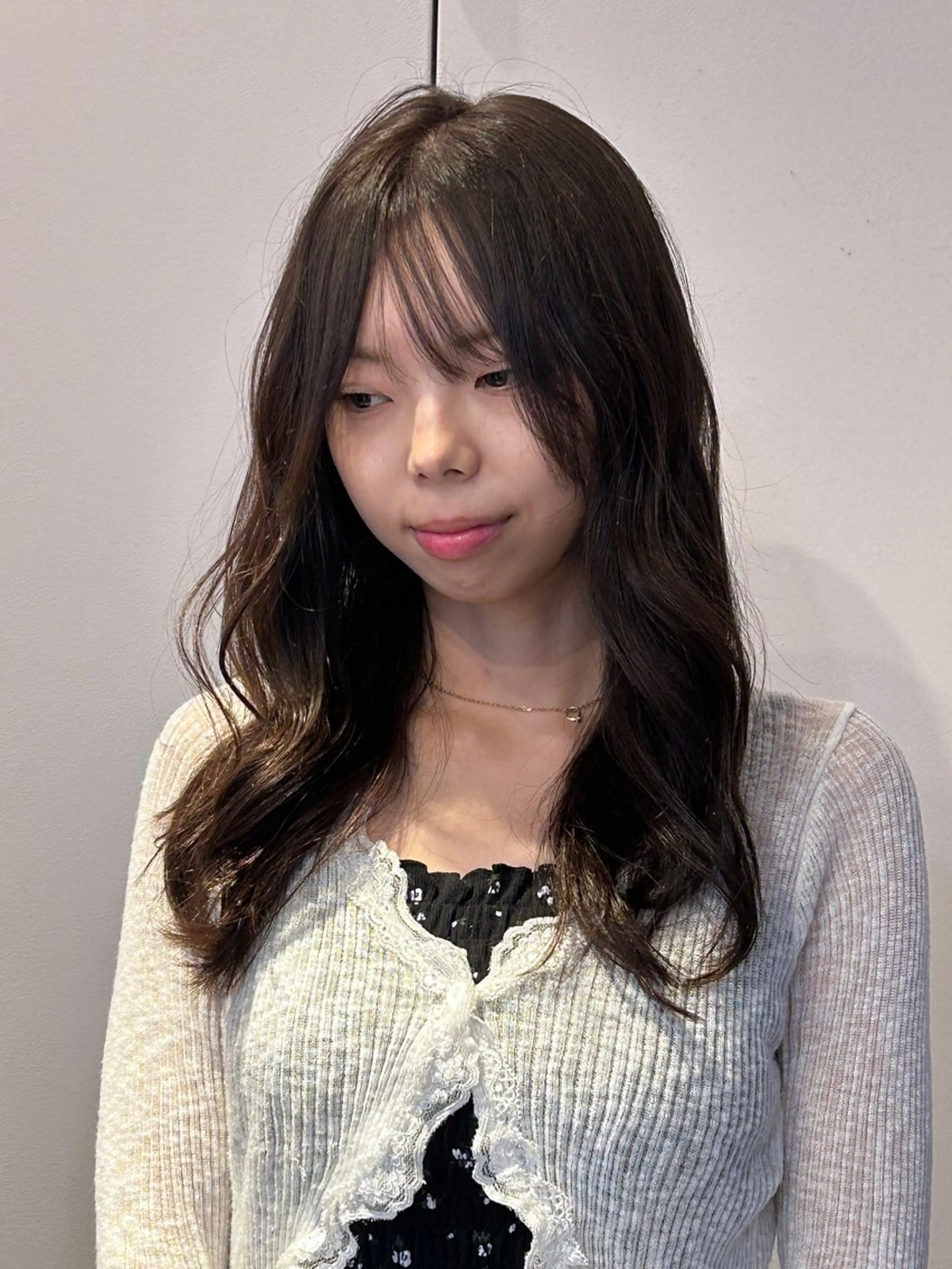 ミディアム カラー カット ヘアカラー トリートメント ナチュラル大人っぽい スタイル　MAORIのヘアスタイル