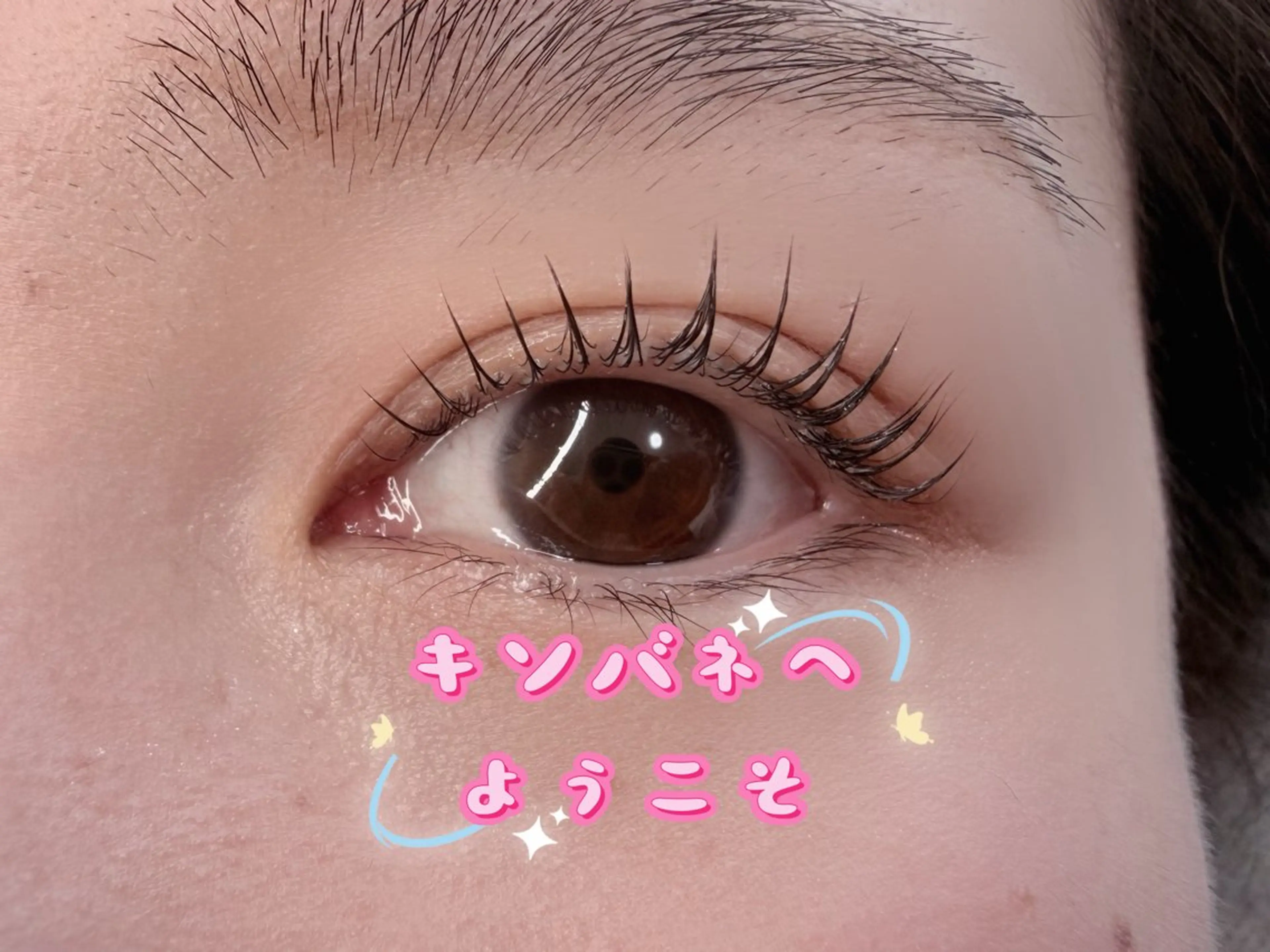 マツエク・マツパ 韓国風マツエク パリジェンヌラッシュリフト まつげパーマ 下まつげエクステ 一重×まつ毛パーマ マツパ キンバネ・サロン 高田馬場店のマツエク・マツパデザイン