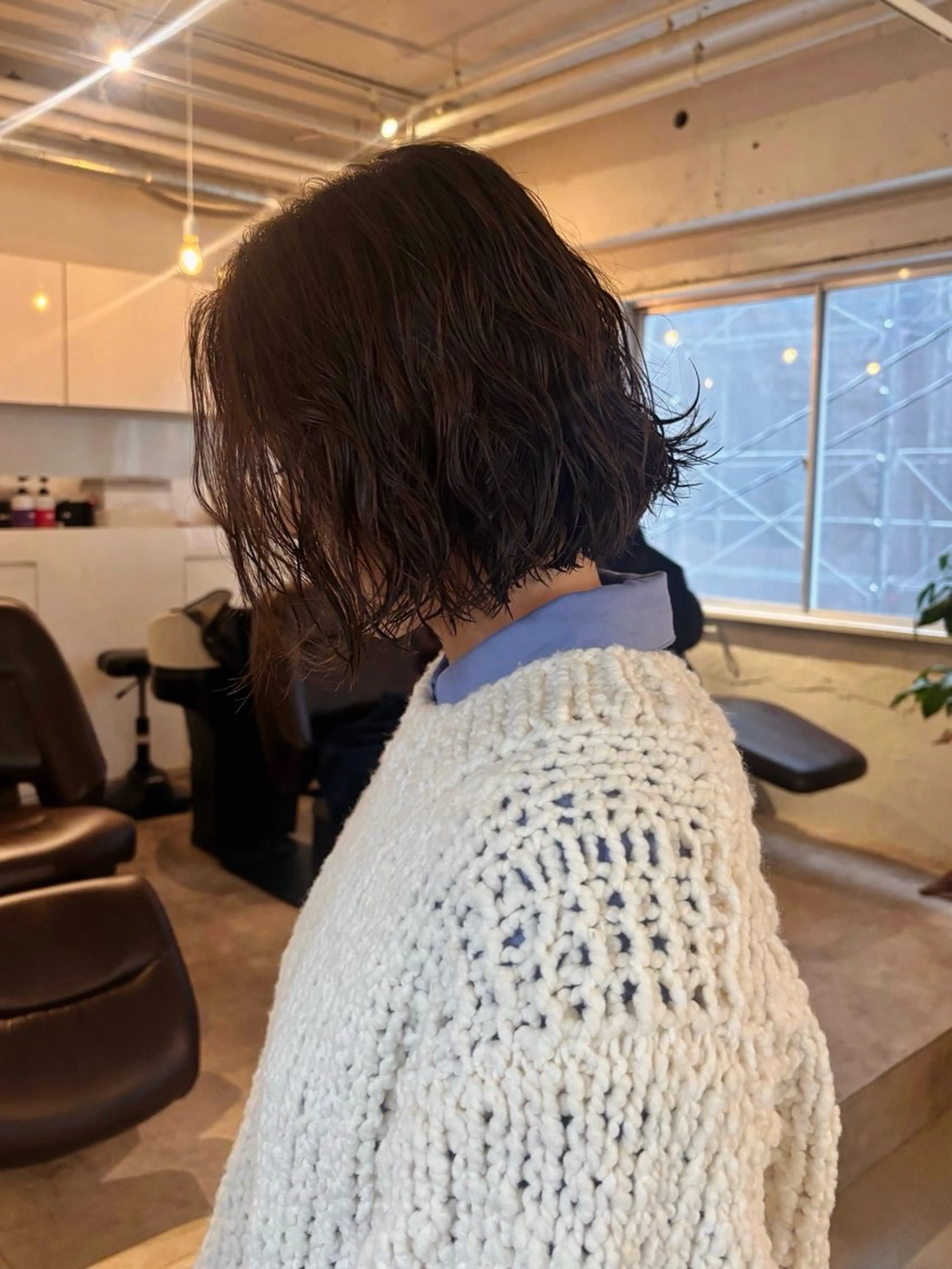 パーマ ボブ カット パーマ トリートメント 🍑透明感hair ・NENE🍑のヘアスタイル