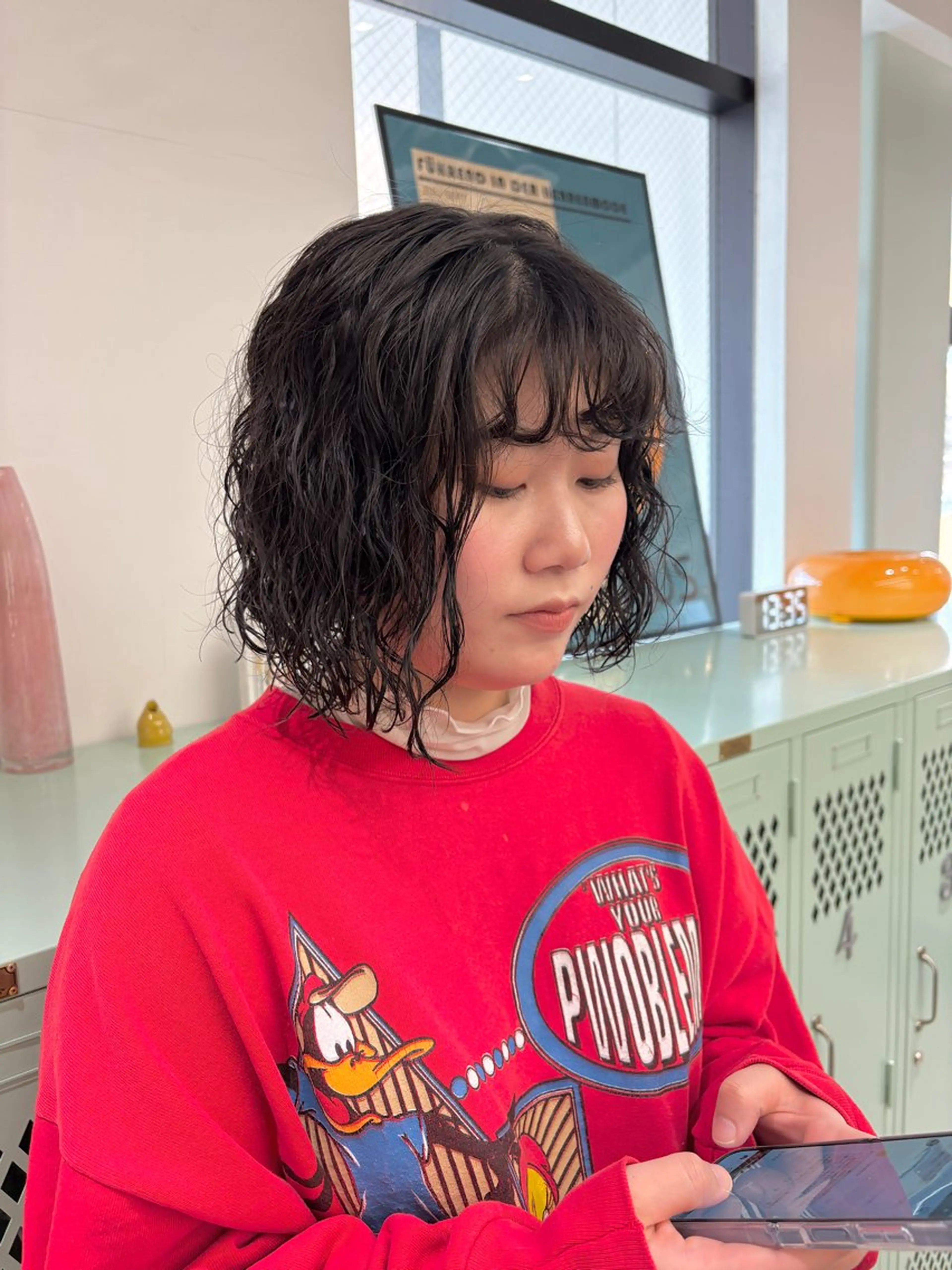 ミディアム パーマ ブリーチパーマ 🎀Rumiのヘアスタイル