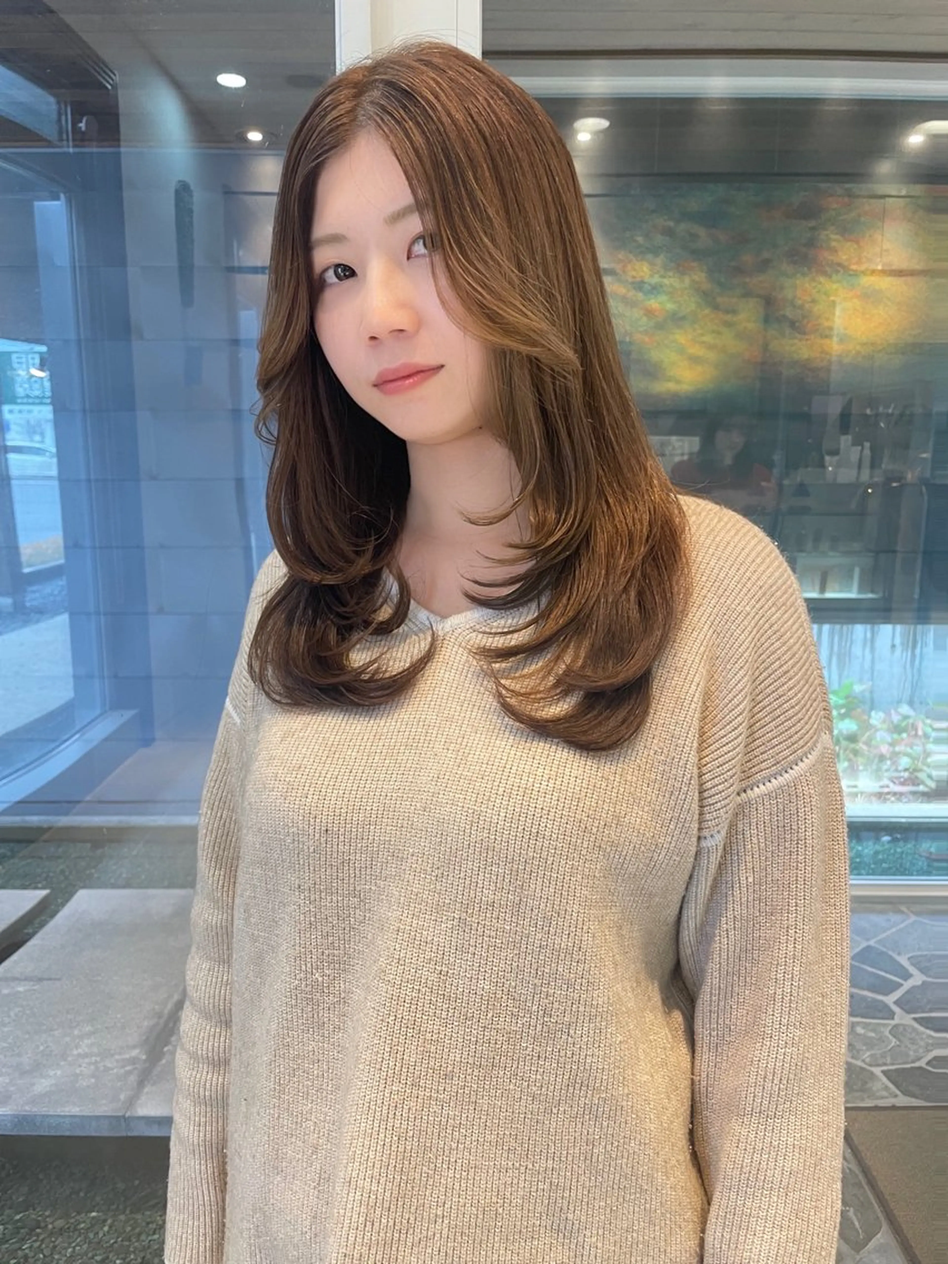 🍀2回目以降のお客様🍀⭐️デザインカット+ケアパーマ+1stepトリートメント⭐️デジパorニュアンスパーマ⭐️の写真