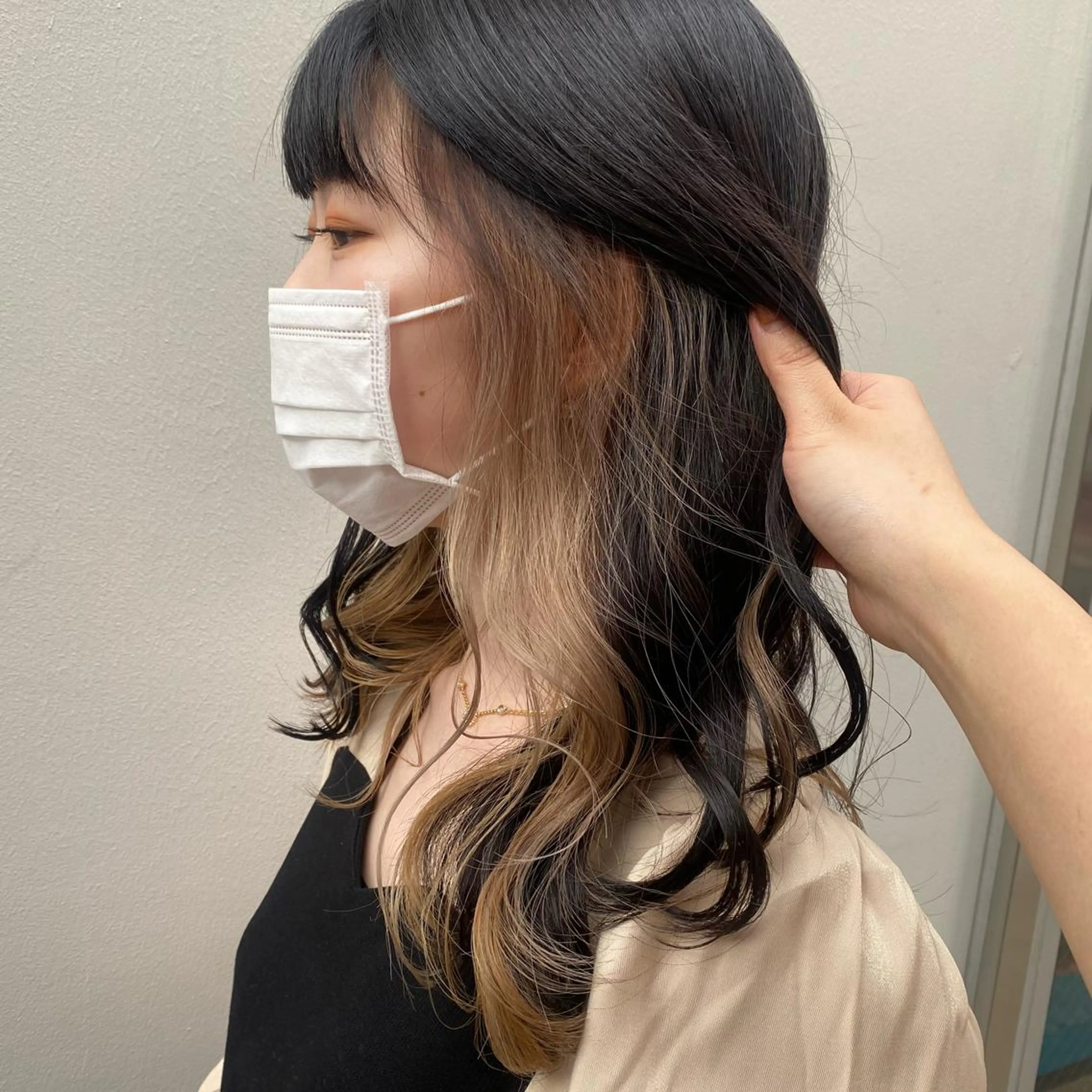 ミディアム カラー ブリーチ 🪭risa 暖色/レイヤー🪭のヘアスタイル