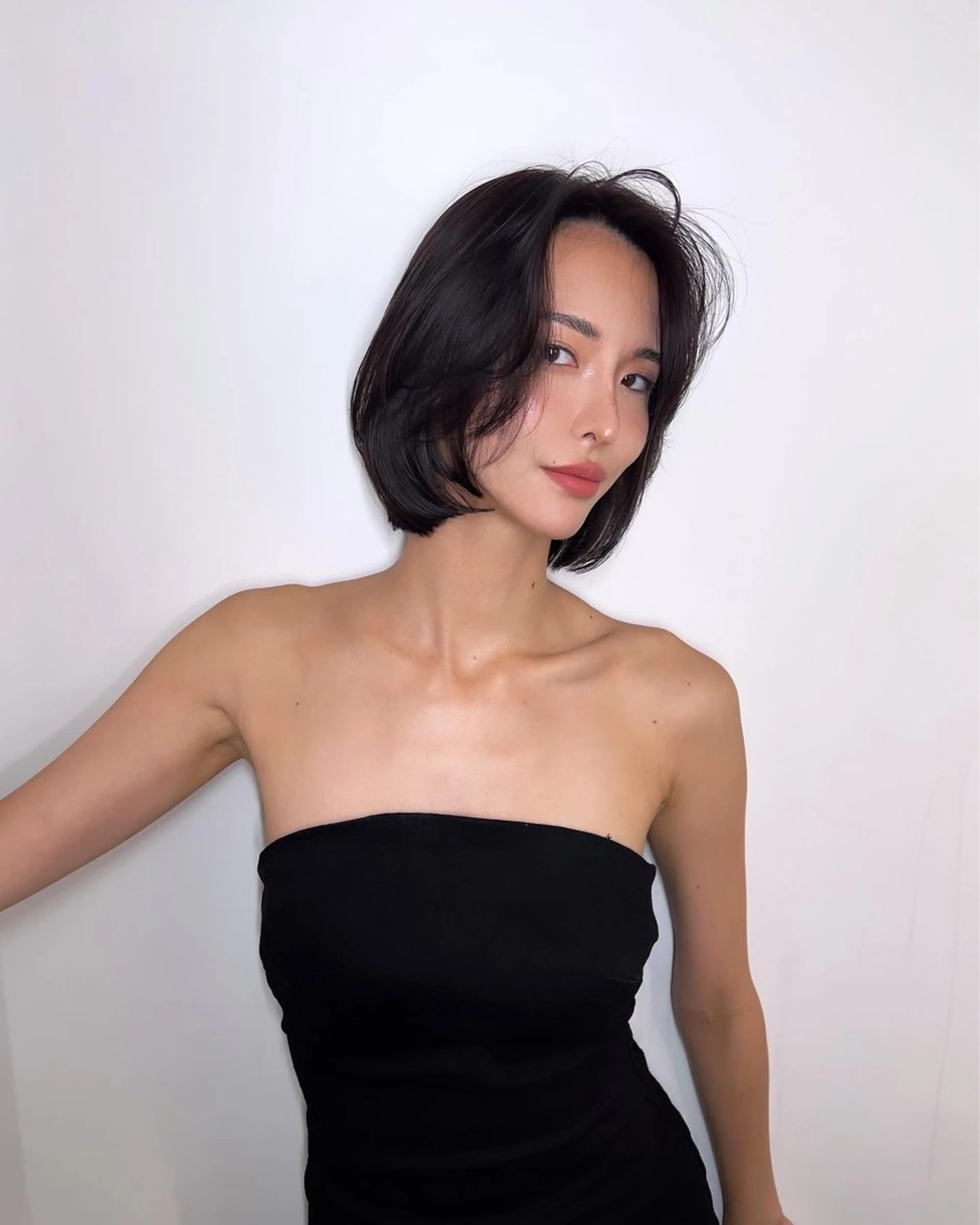 ミディアム 🇨🇳ワンホンヘア 下田鉄也のヘアスタイル