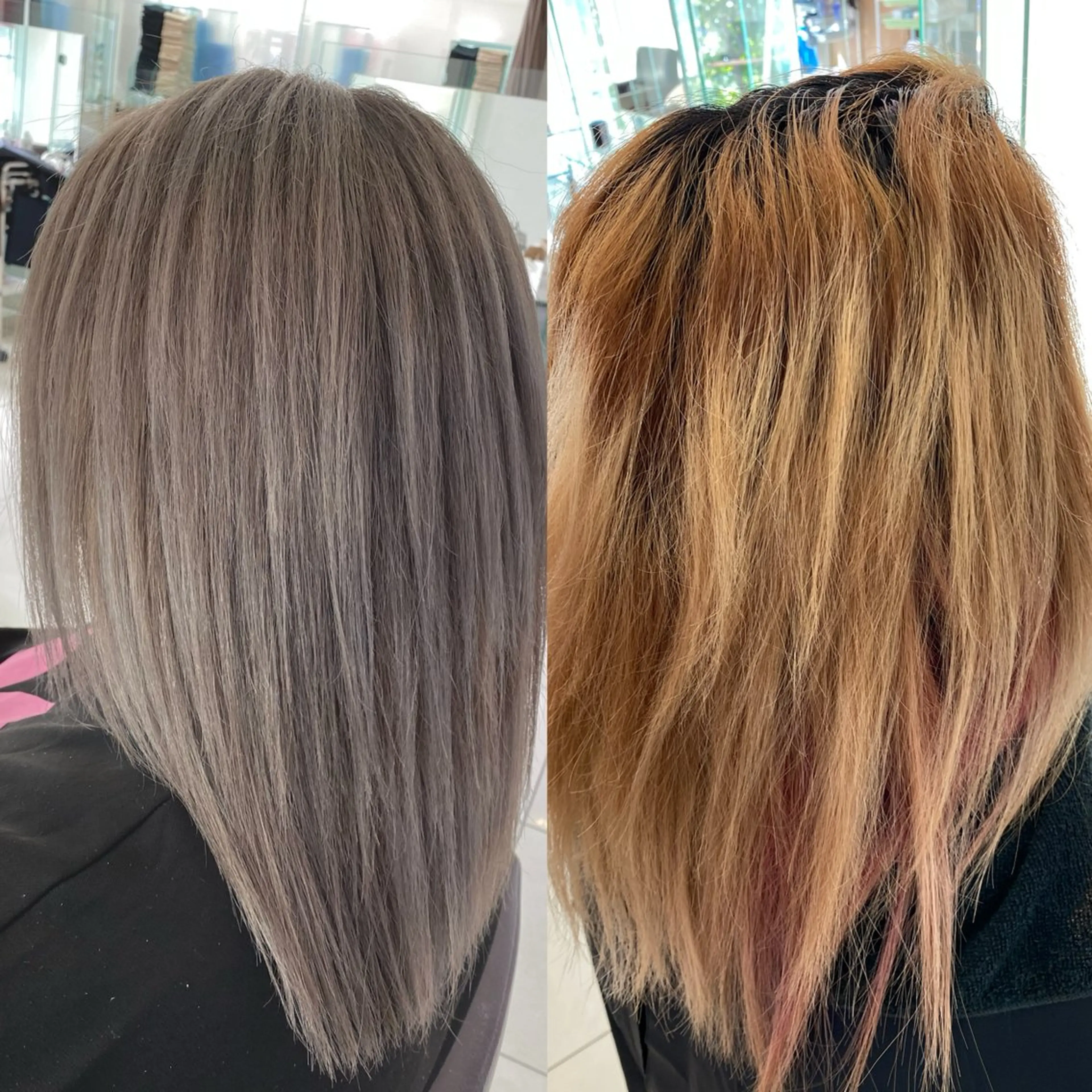 ミディアム カラー 小坂 麻綾のヘアスタイル