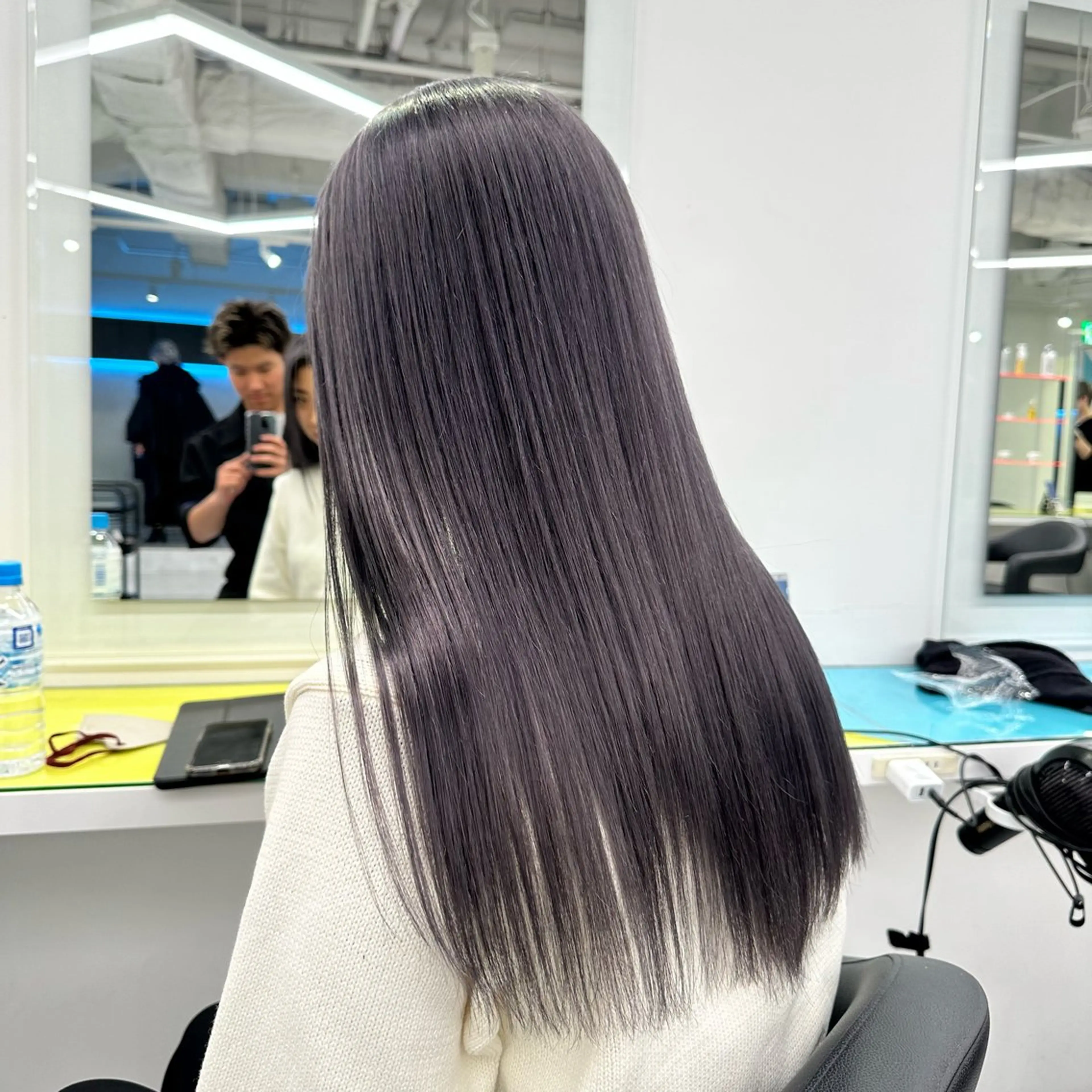 ミディアム ヘアカラー 渋谷/透明感カラー /半個室/こうめいのヘアスタイル