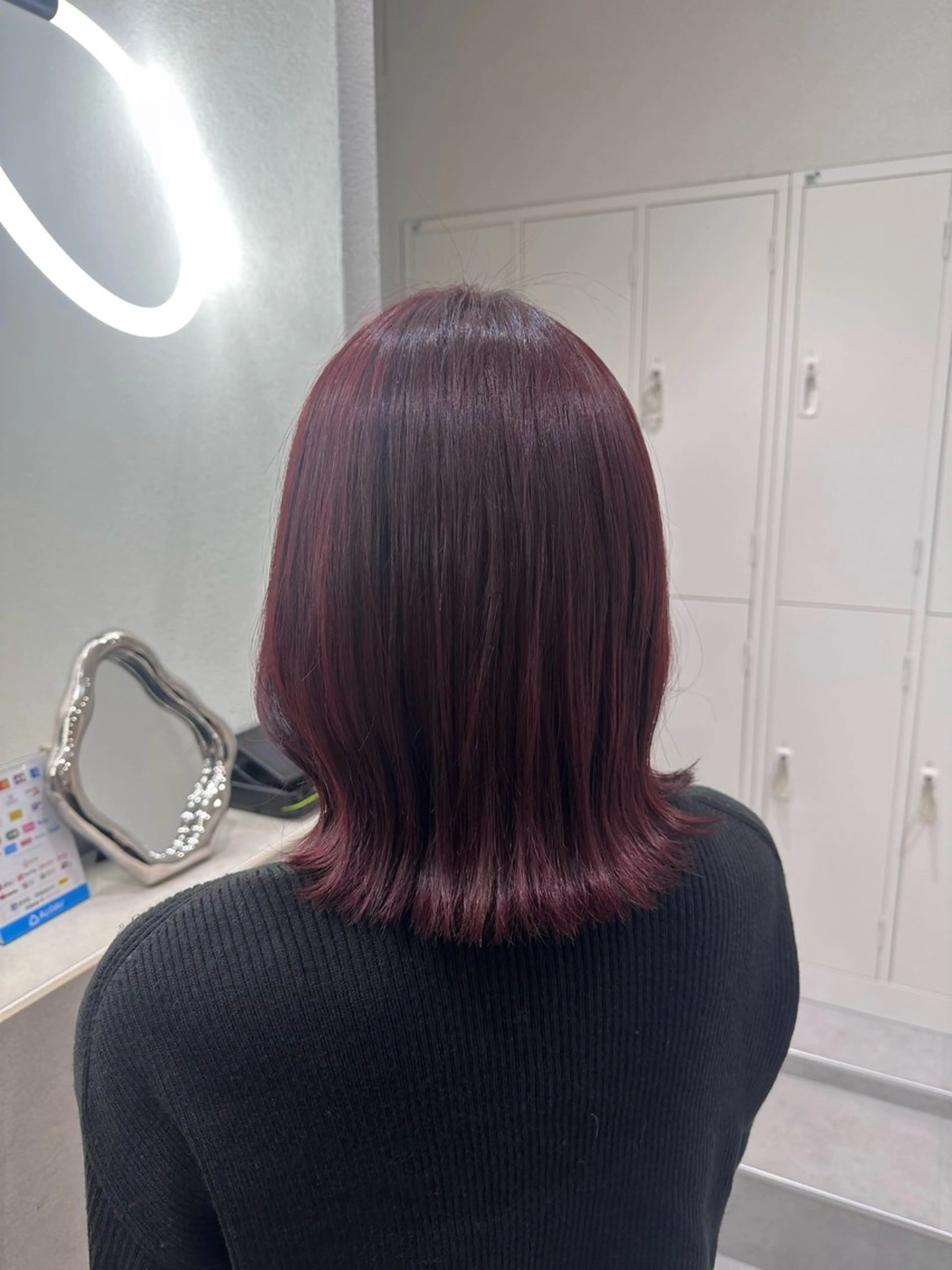 ミディアム カラー カット ヘアカラー トリートメント 🪞個室サロン/韓国 艶髪/keito🪞のヘアスタイル