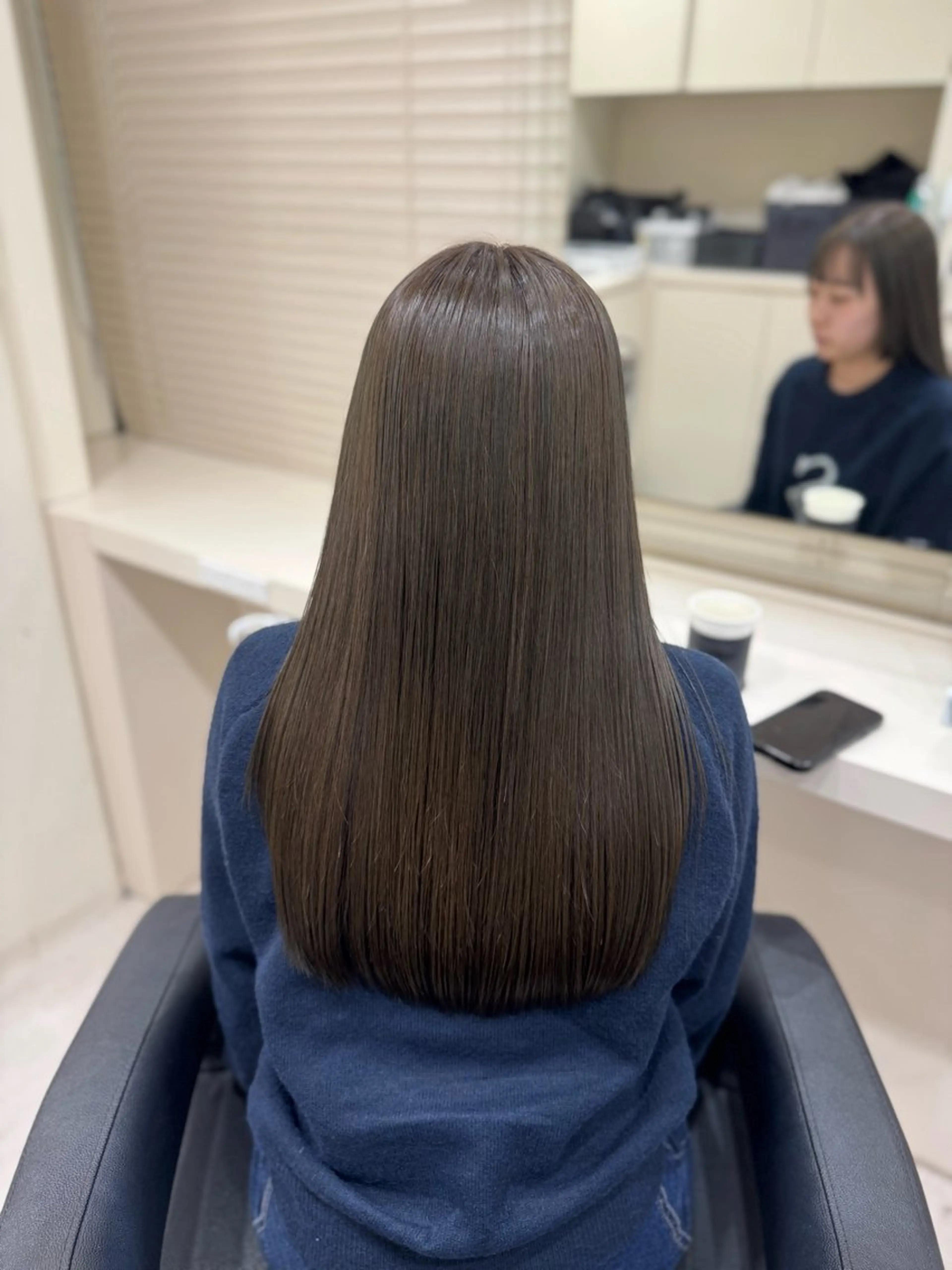 ロング カラー カット ヘアカラー 🤍韓国大人っぽ ベージュMAI🤍のヘアスタイル