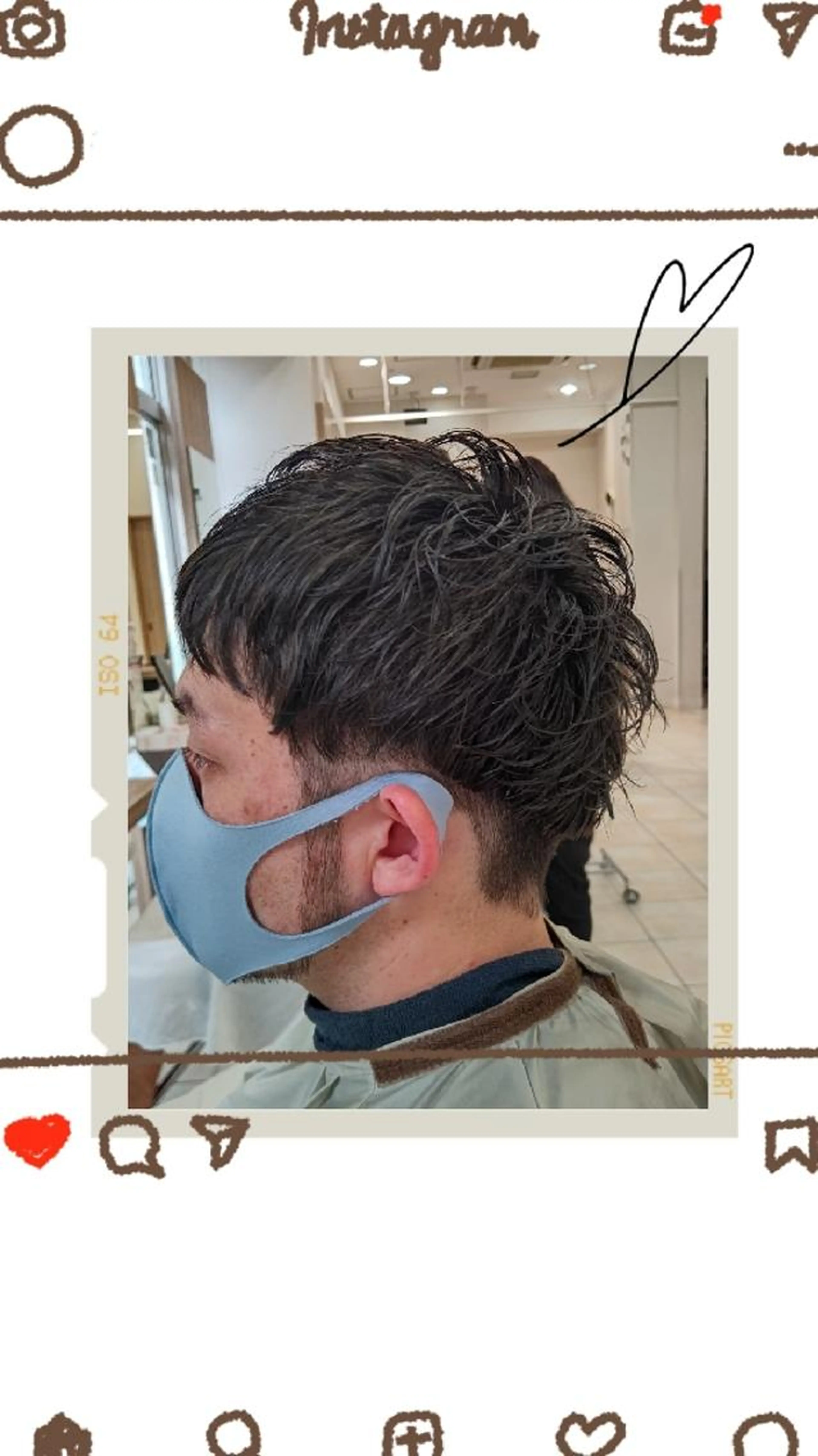 🌟メンズカット➕カラー➕炭酸泉orトリートメント🌟の写真