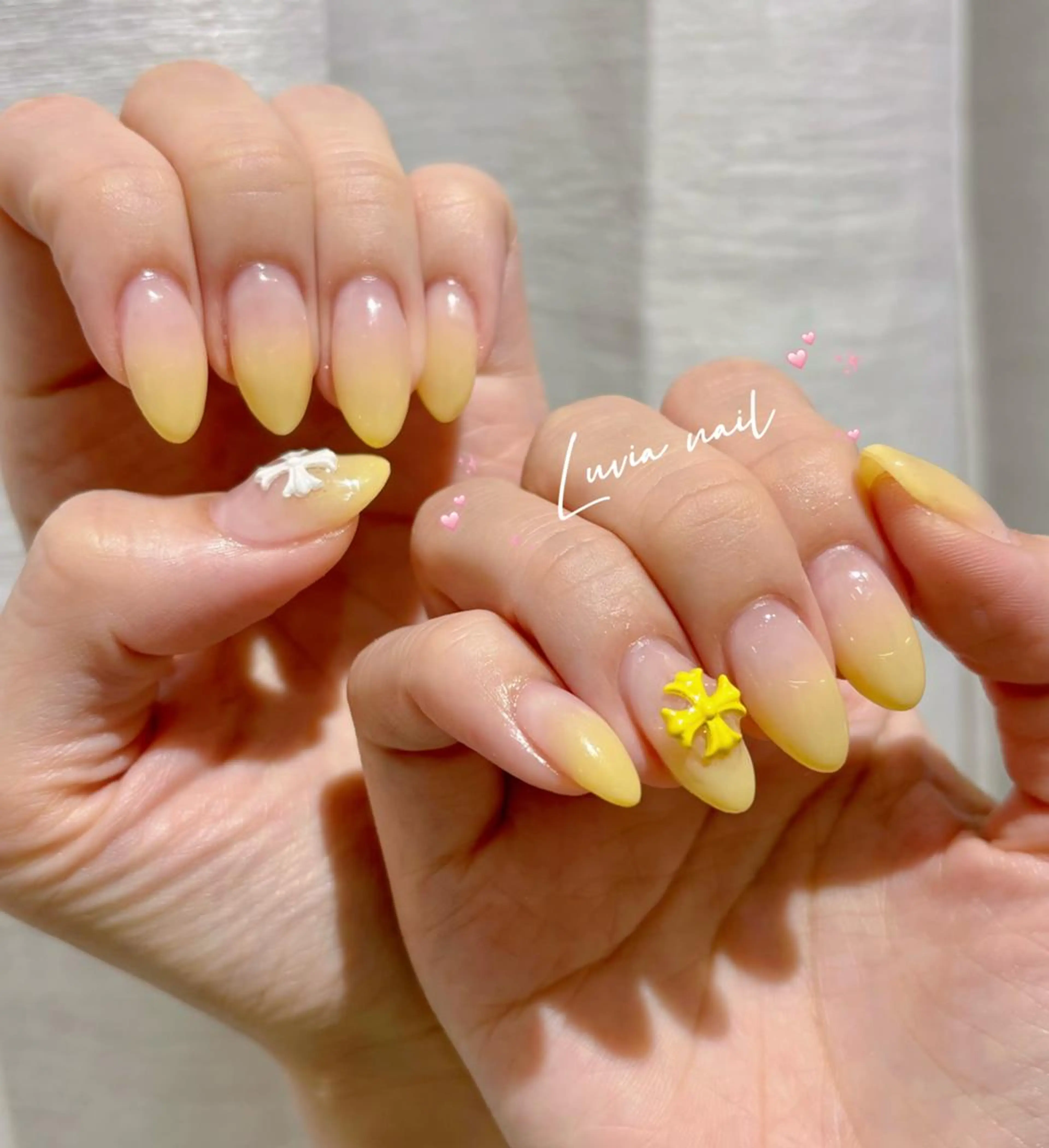 ネイル グラデーション 韓国ネイル ハンドネイル 🎀Luvia nail 池袋✨のネイルデザイン