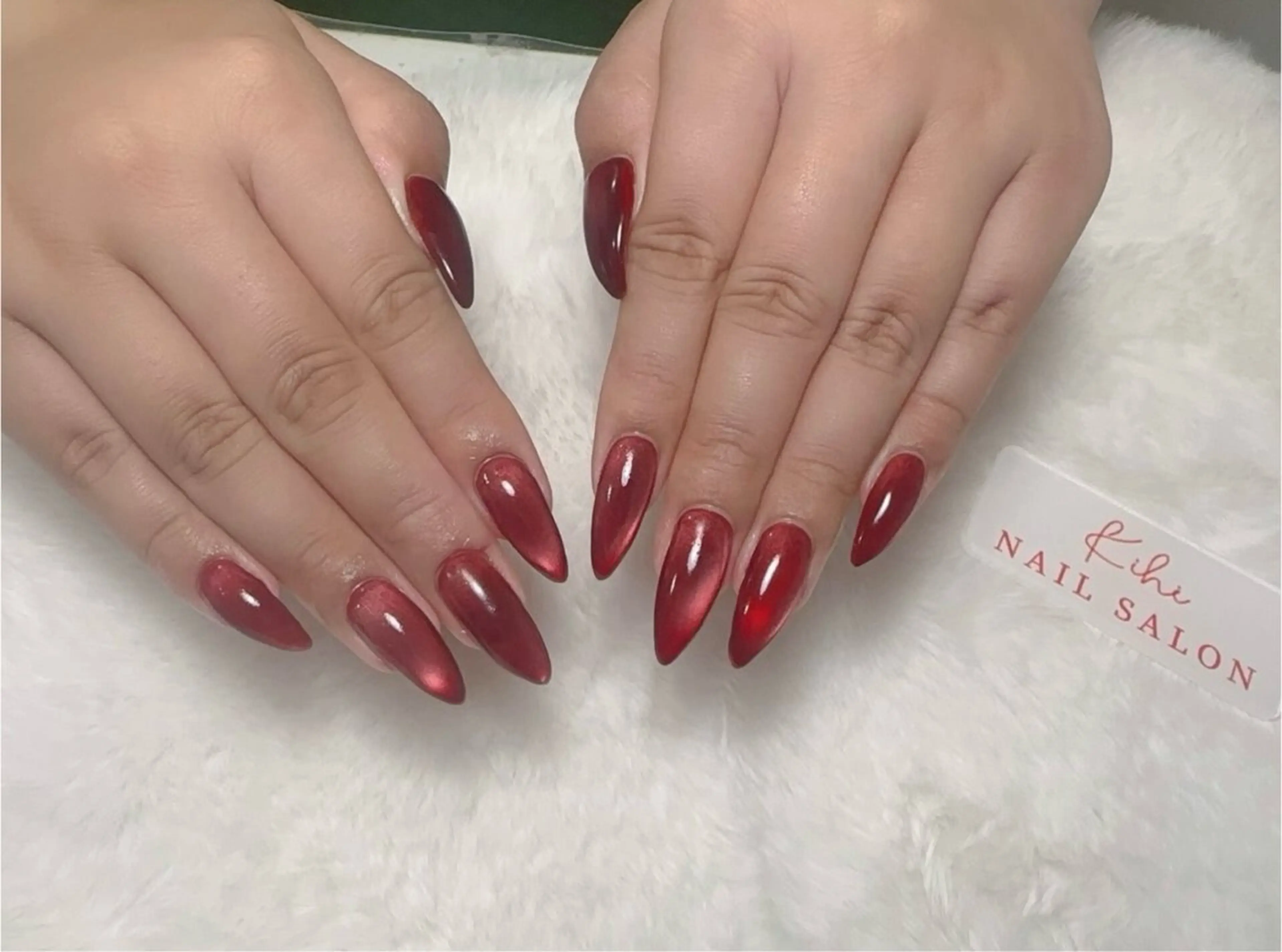 ネイル アートネイル ジェルネイル ガーリー 氷ネイル・うるうるネイル キラキラネイル ハンドネイル 清水 ユナのネイルデザイン