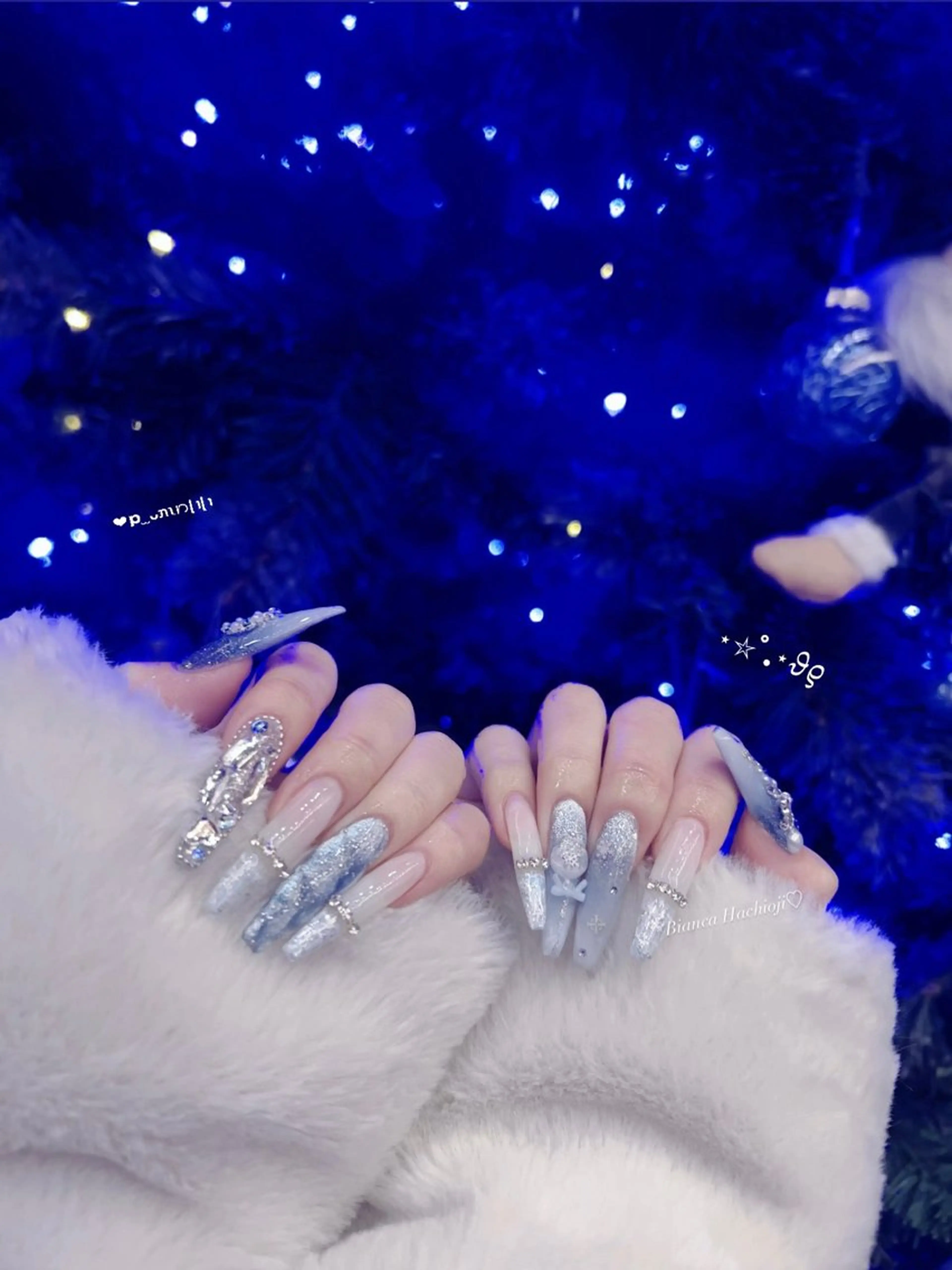 ネイル 𝑌𝑈𝑈𝐾𝐴 /ワンホン/量産型のネイルデザイン