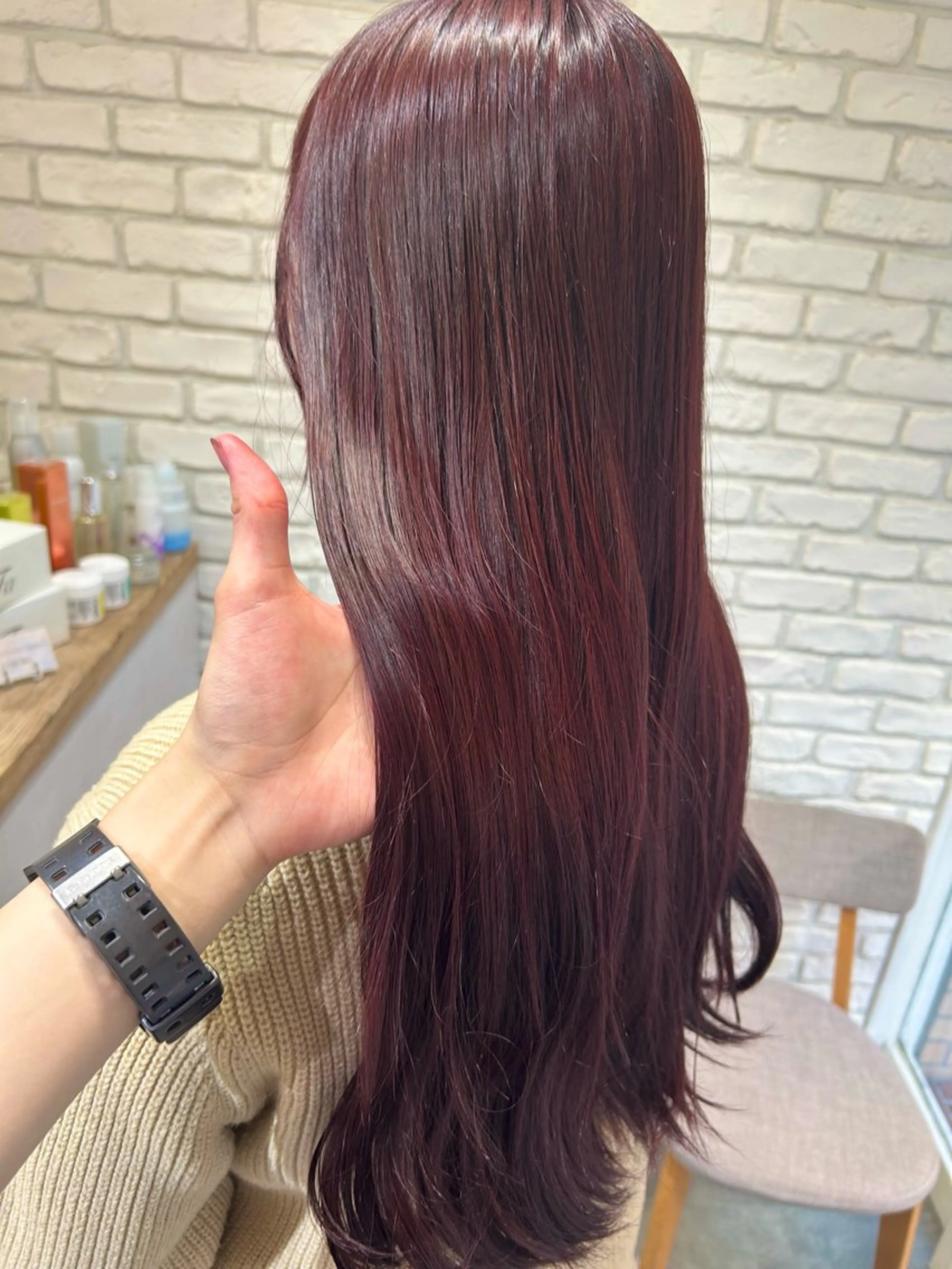 ロング カラー ヘアカラー トリートメント ︎☀️はるき︎︎☁️ 似合わせ/ハイトーンのヘアスタイル