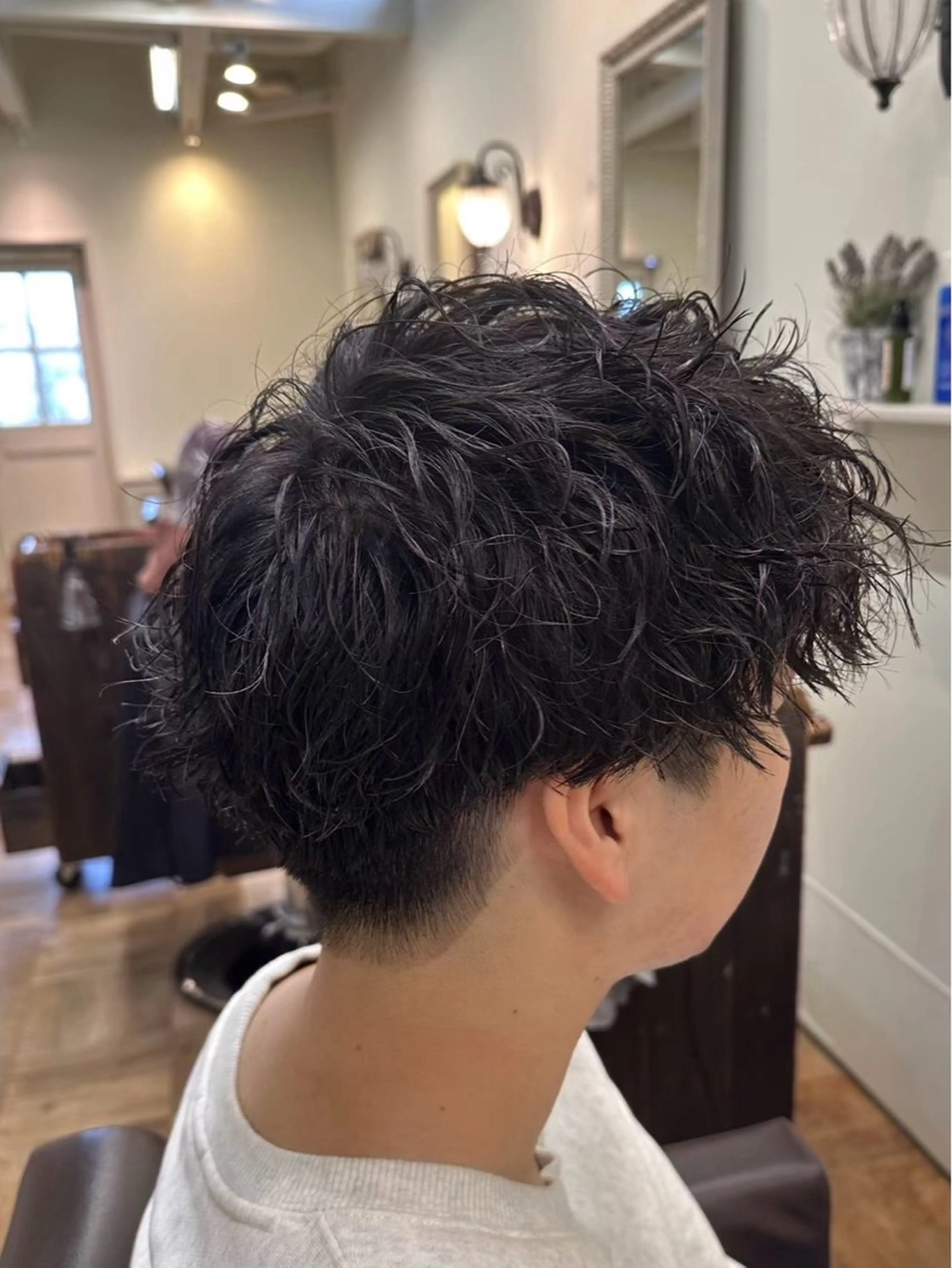 メンズ カット パーマ 古川 心のヘアスタイル