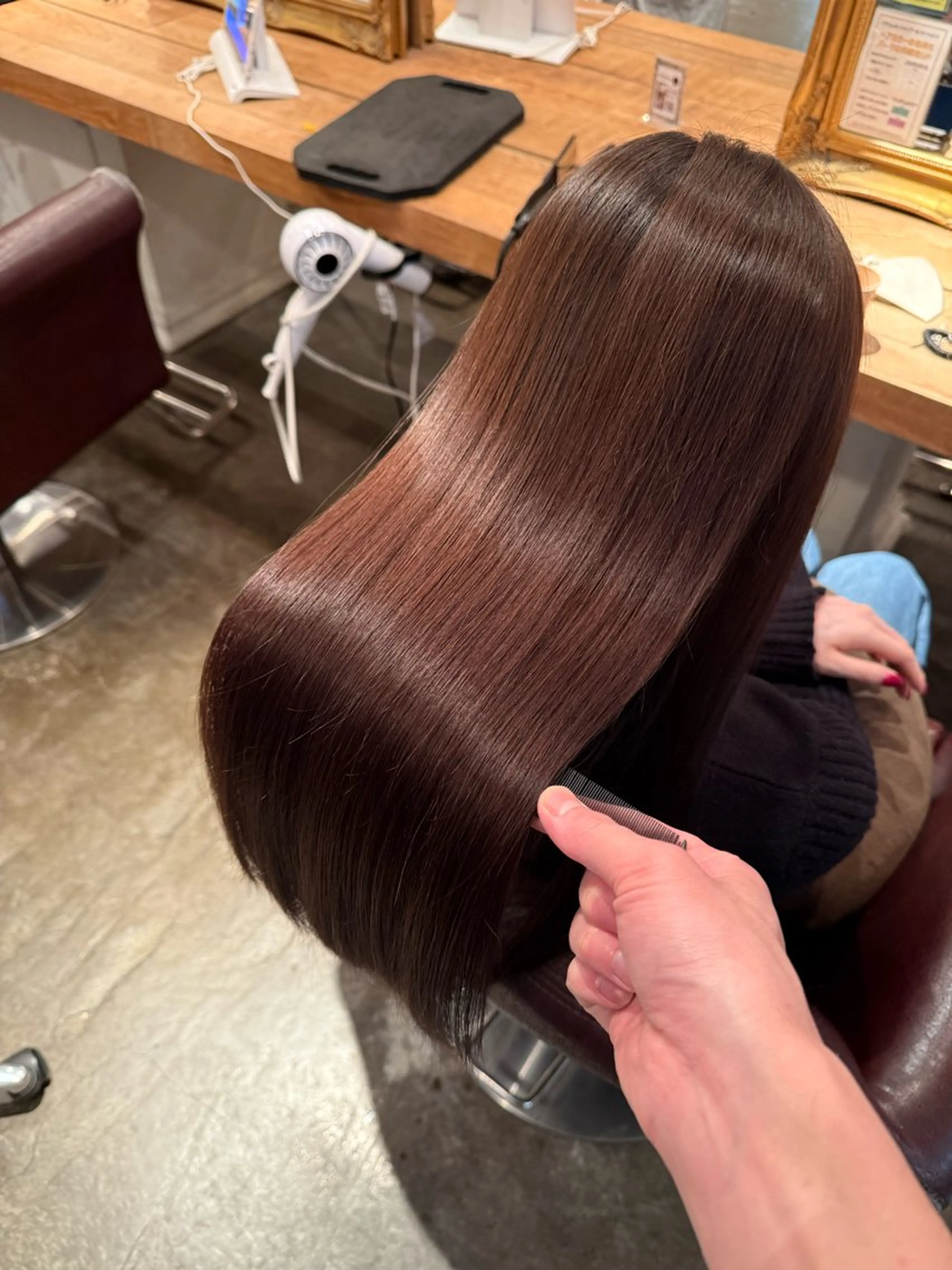 ロング カット 縮毛矯正 トリートメント 髪質改善/美髪矯正 林田和真のヘアスタイル