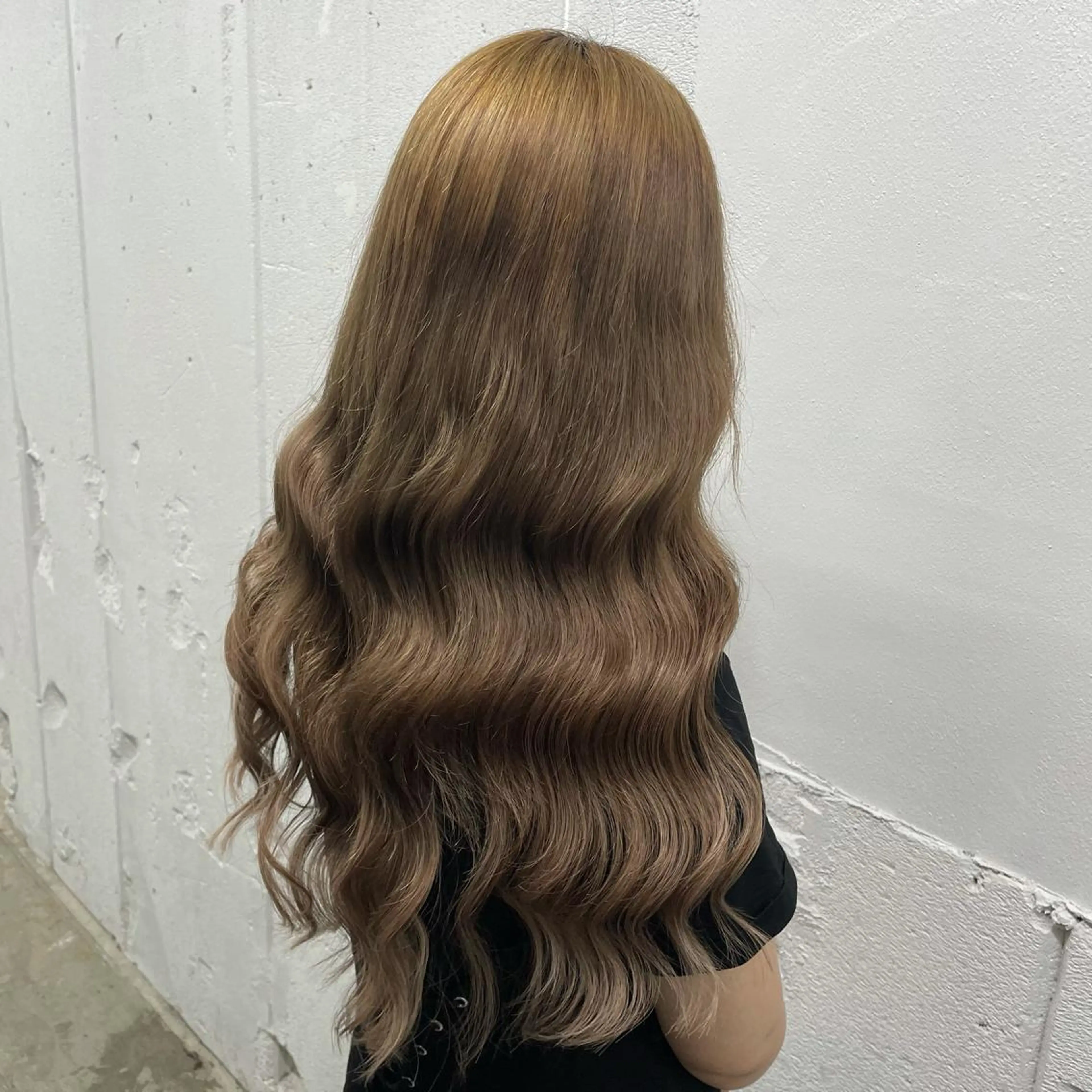 ロング カラー シールエクステ バレイヤージュ ミストバング ダブルカラー  フェイスフレーミング ヘアカラー エクステ 🧡艶髪ちゅるん髪 🫧🧡YUKI❄️のヘアスタイル