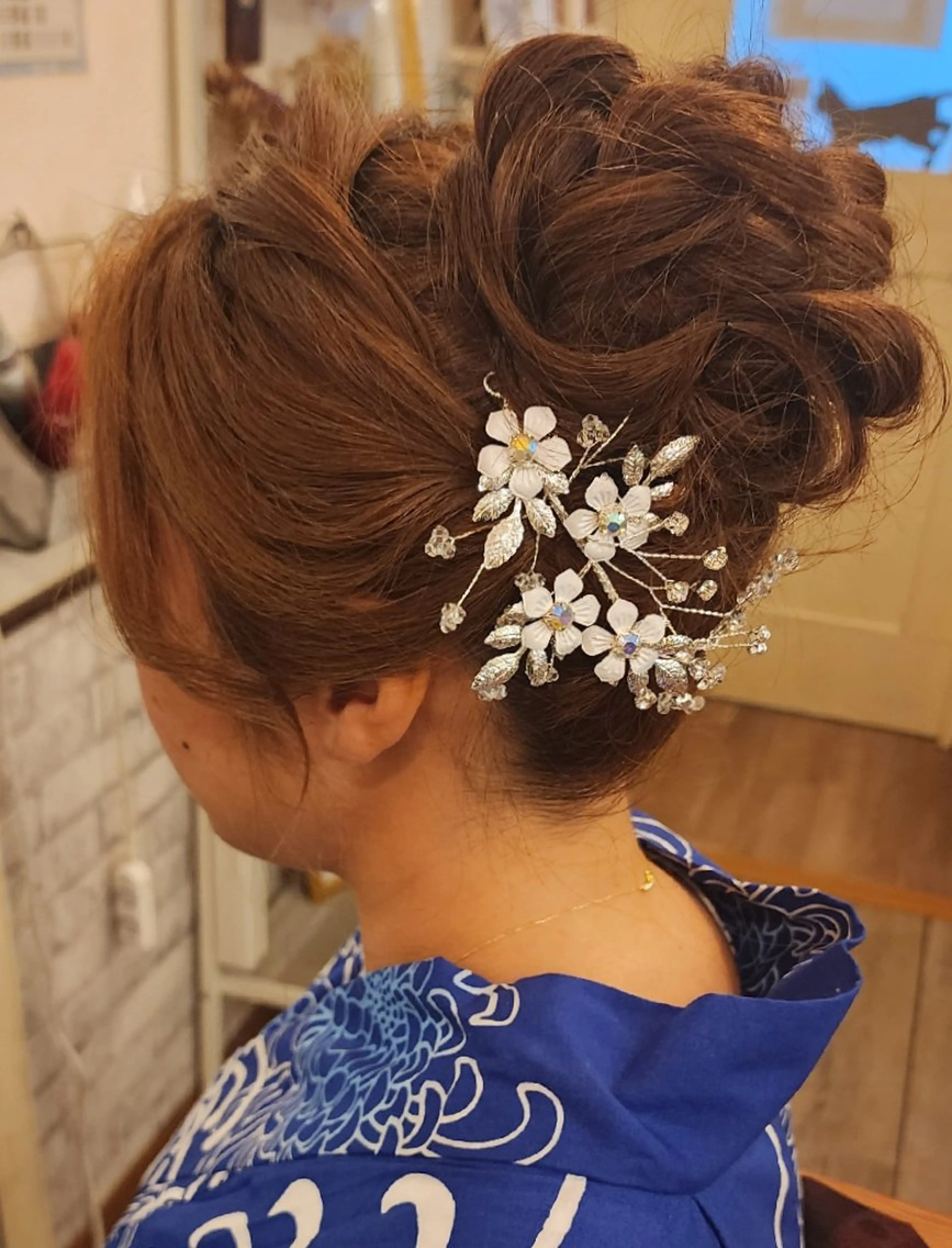 ヘアアレンジ ロング 浴衣 ESTELA... OHARA のヘアスタイル