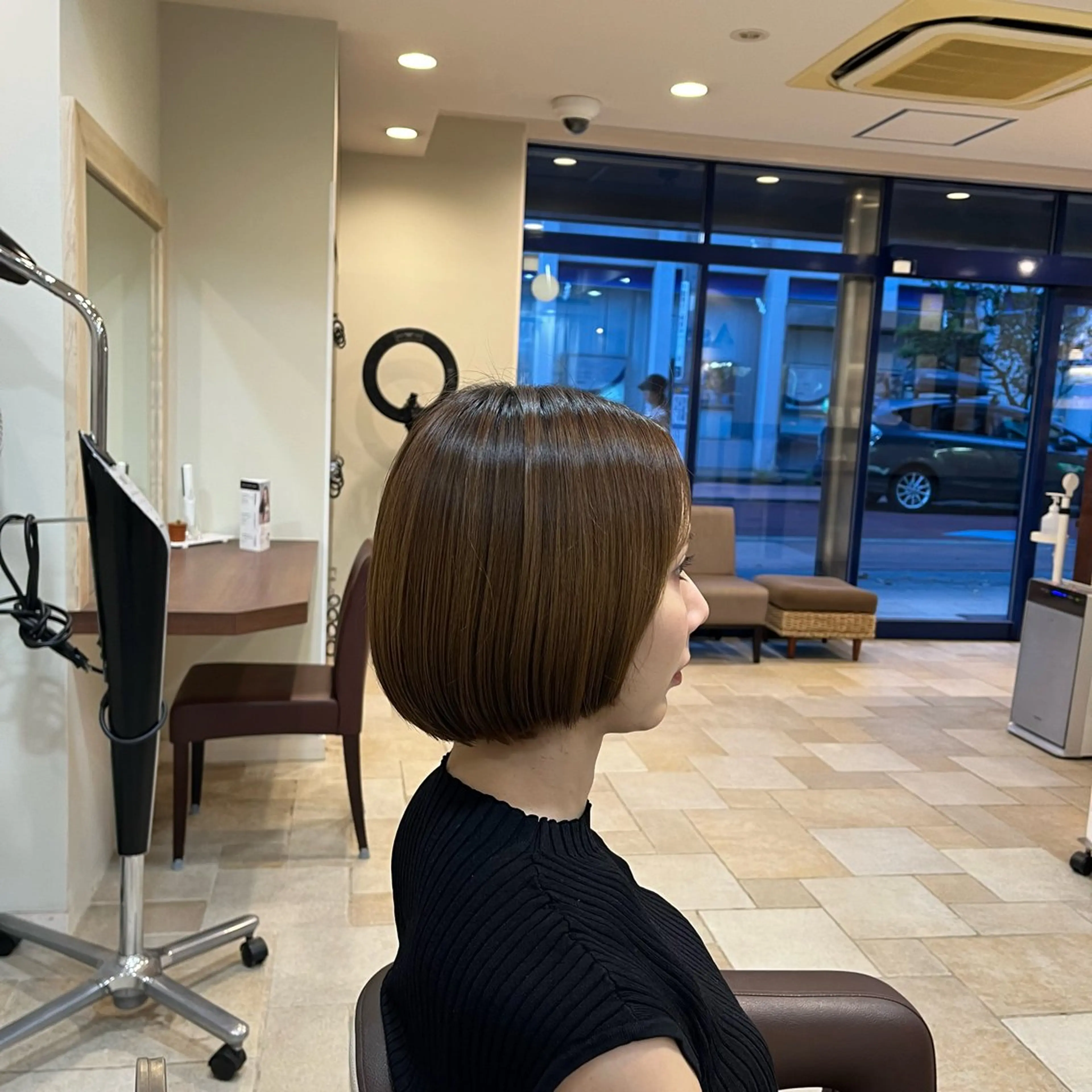 ショート カット ヘアカラー 大人透明感艶カラー 寺田稜のヘアスタイル