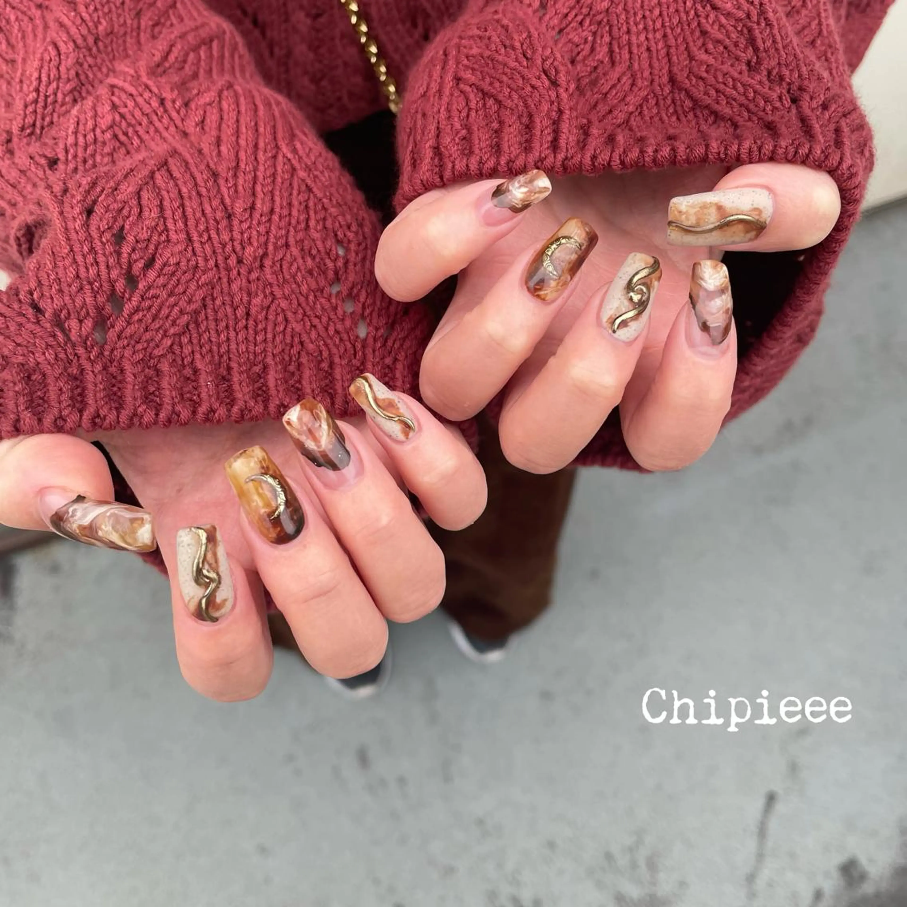 ネイル ハンドネイル revia所属・ERI Nailistのネイルデザイン