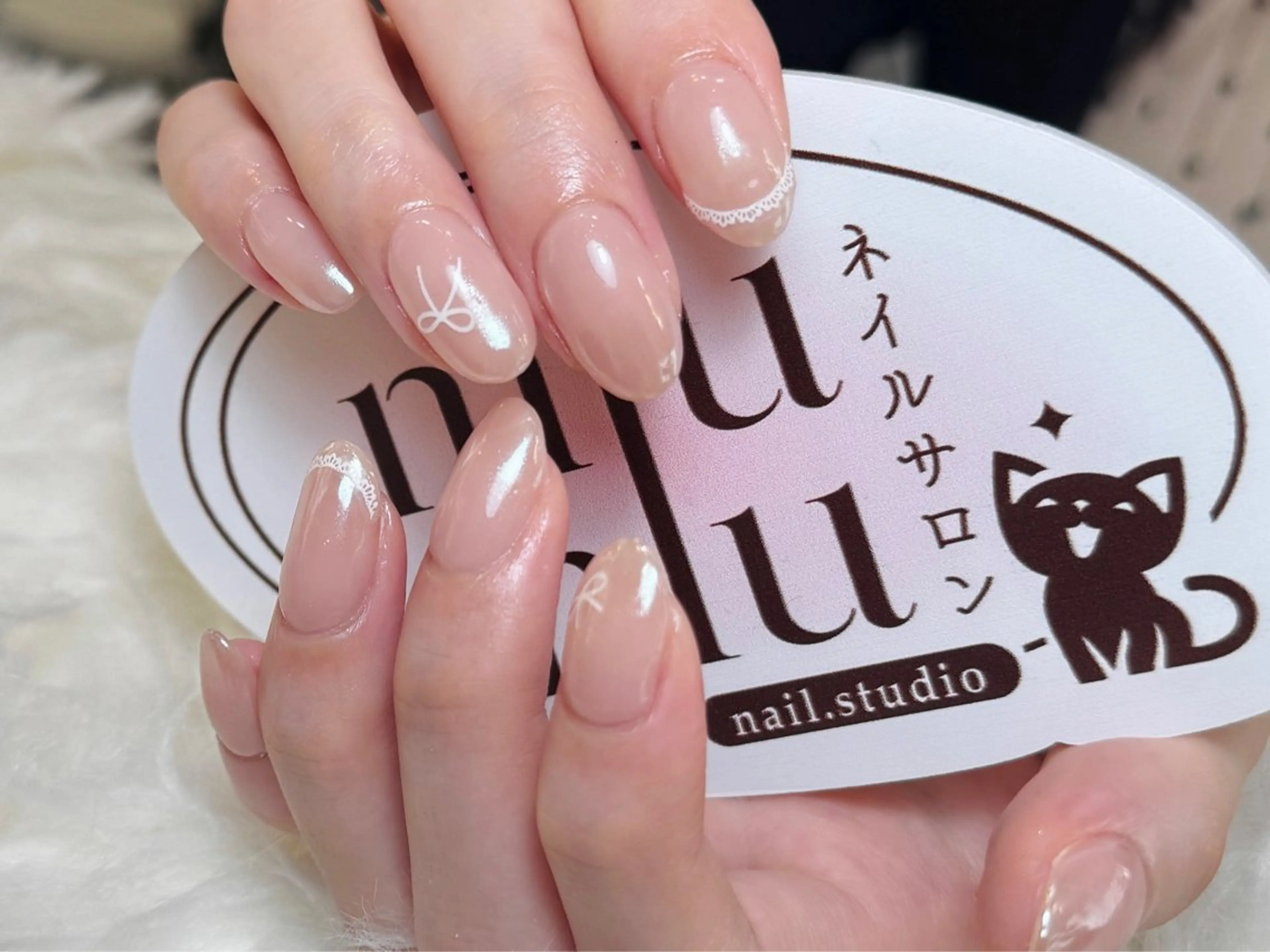 ショート ハンドネイル ハンドケア yu naのネイルデザイン