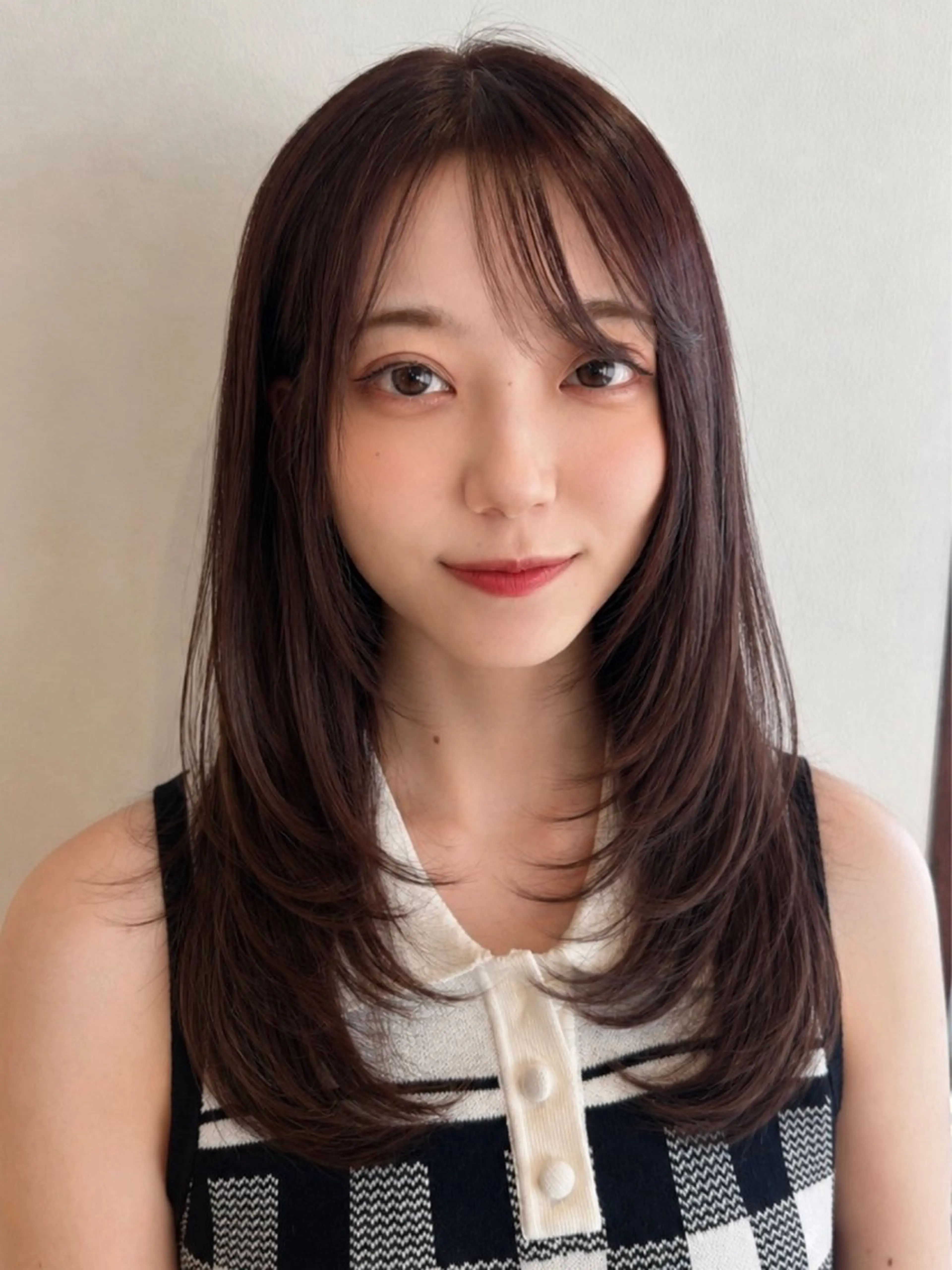 セミロング ヘアカラー トリートメント ayumi🦖/ 似合わせカラー🤎のヘアスタイル