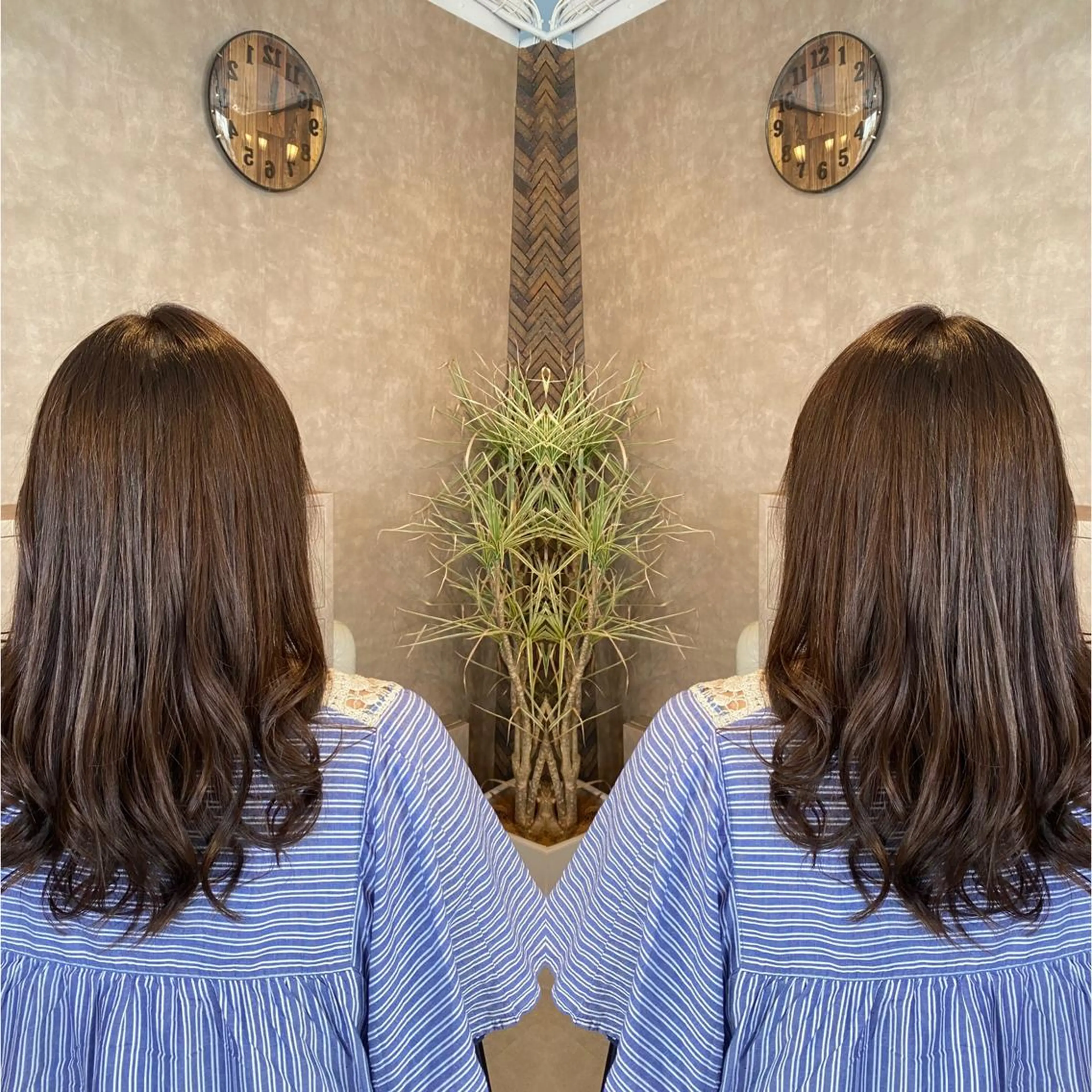 ロング カラー tocca 💜石田愛結💜のヘアスタイル