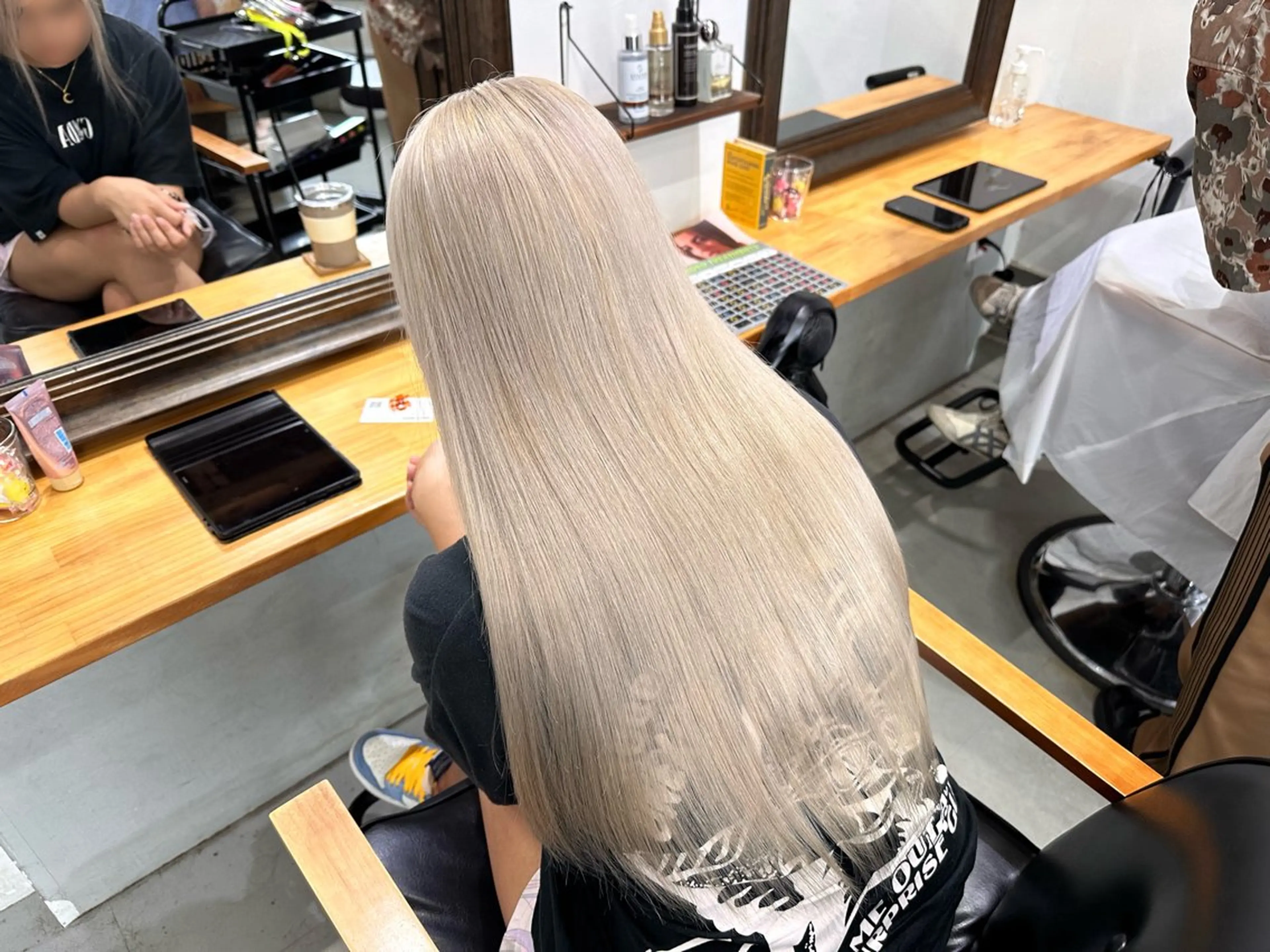 ロング カラー ヘアカラー 💖艶・ブリーチ 透明感miyu💖のヘアスタイル